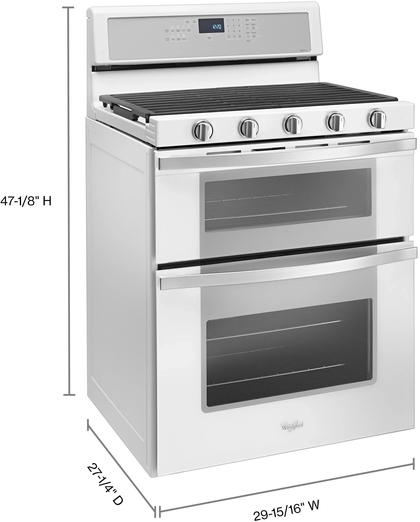 Whirlpool WGG745S0FH White Ice