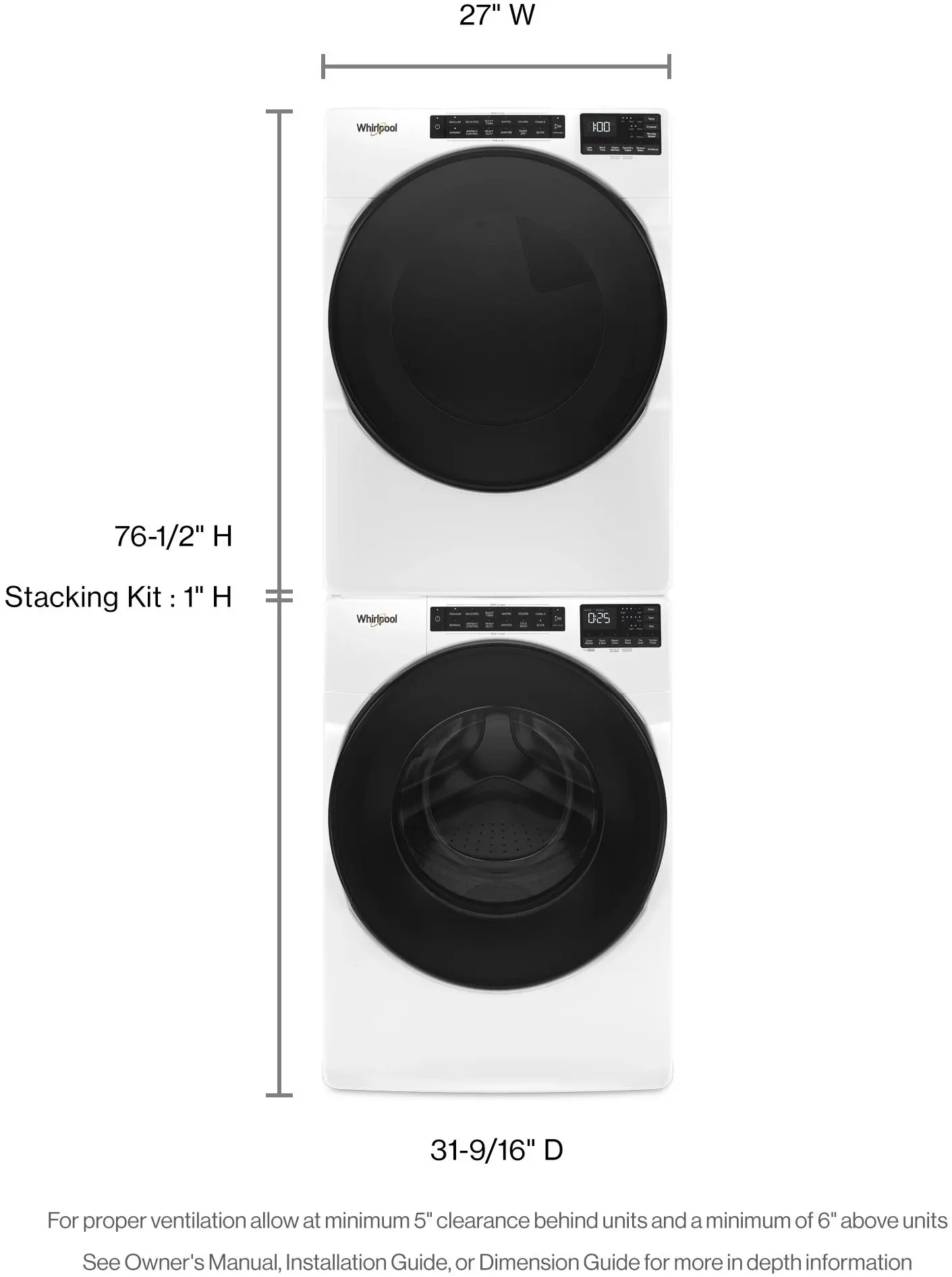 Whirlpool WGD5620HW White