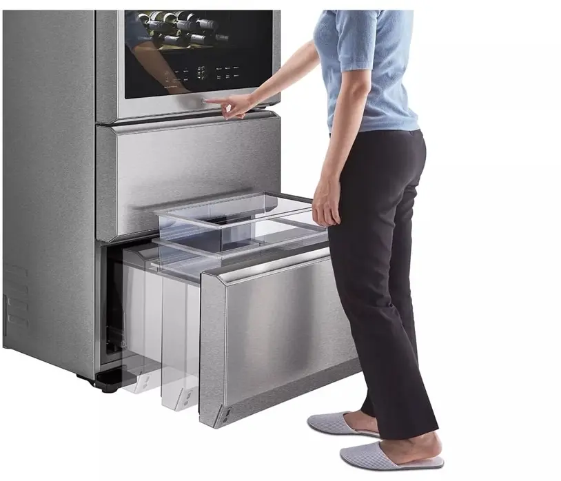 LG URETC1408N Textured Steel
