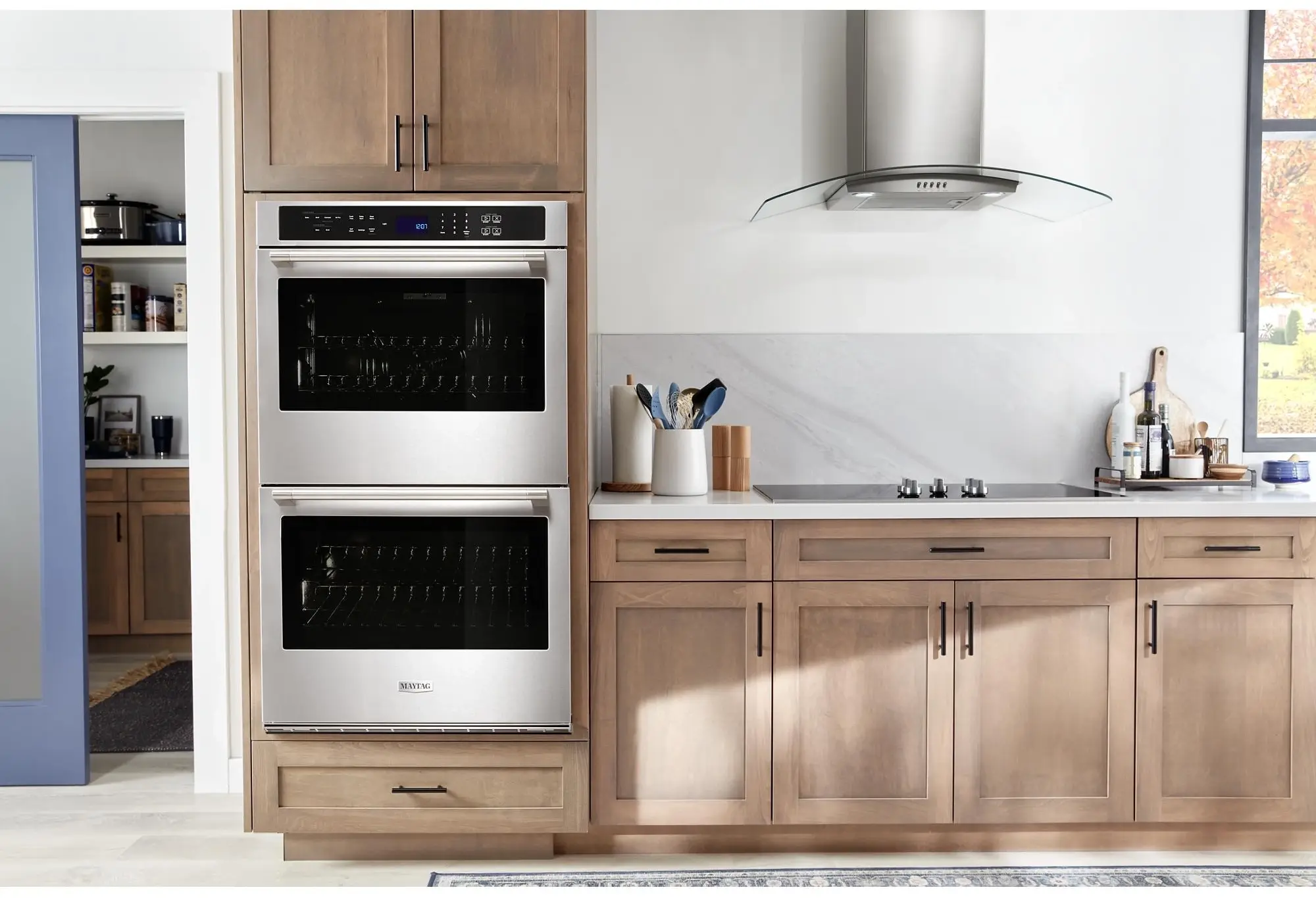 Maytag MOED6027LZ 27 Inch Double Electric Wall Oven Fingerprint