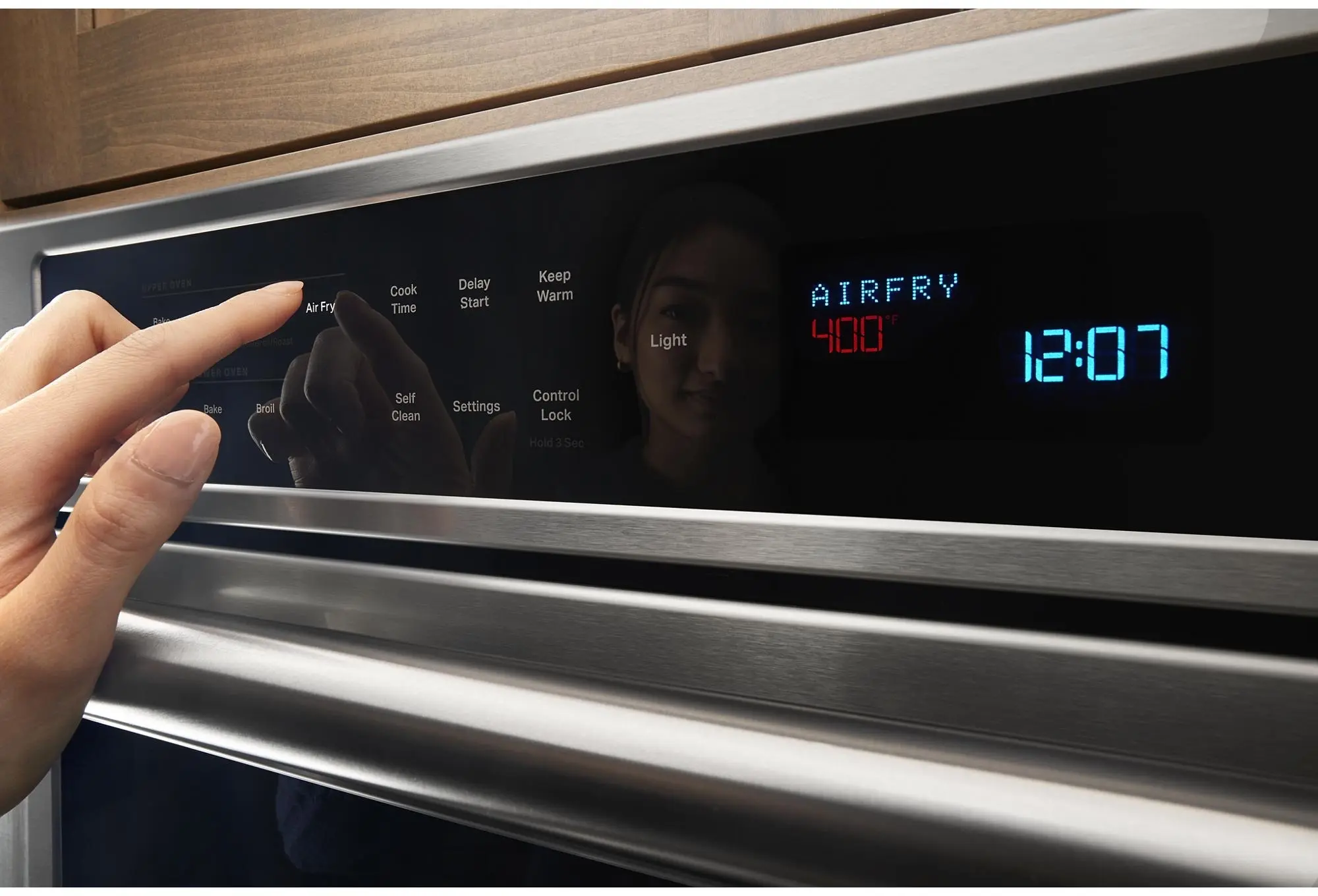 Maytag MOED6030LZ 30 Inch Double Electric Wall Oven Fingerprint