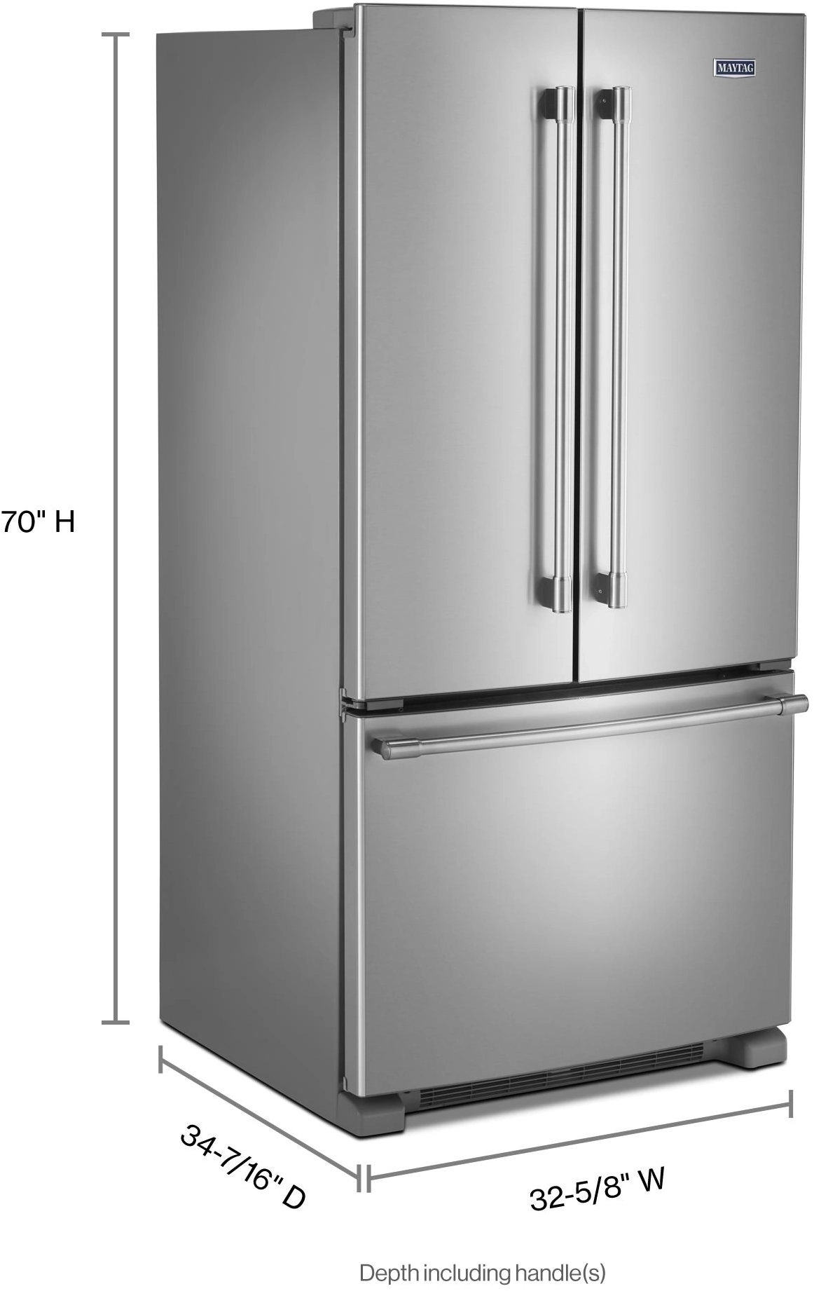 Maytag MRFF5033PZ Fingerprint Resistant Stainless Steel