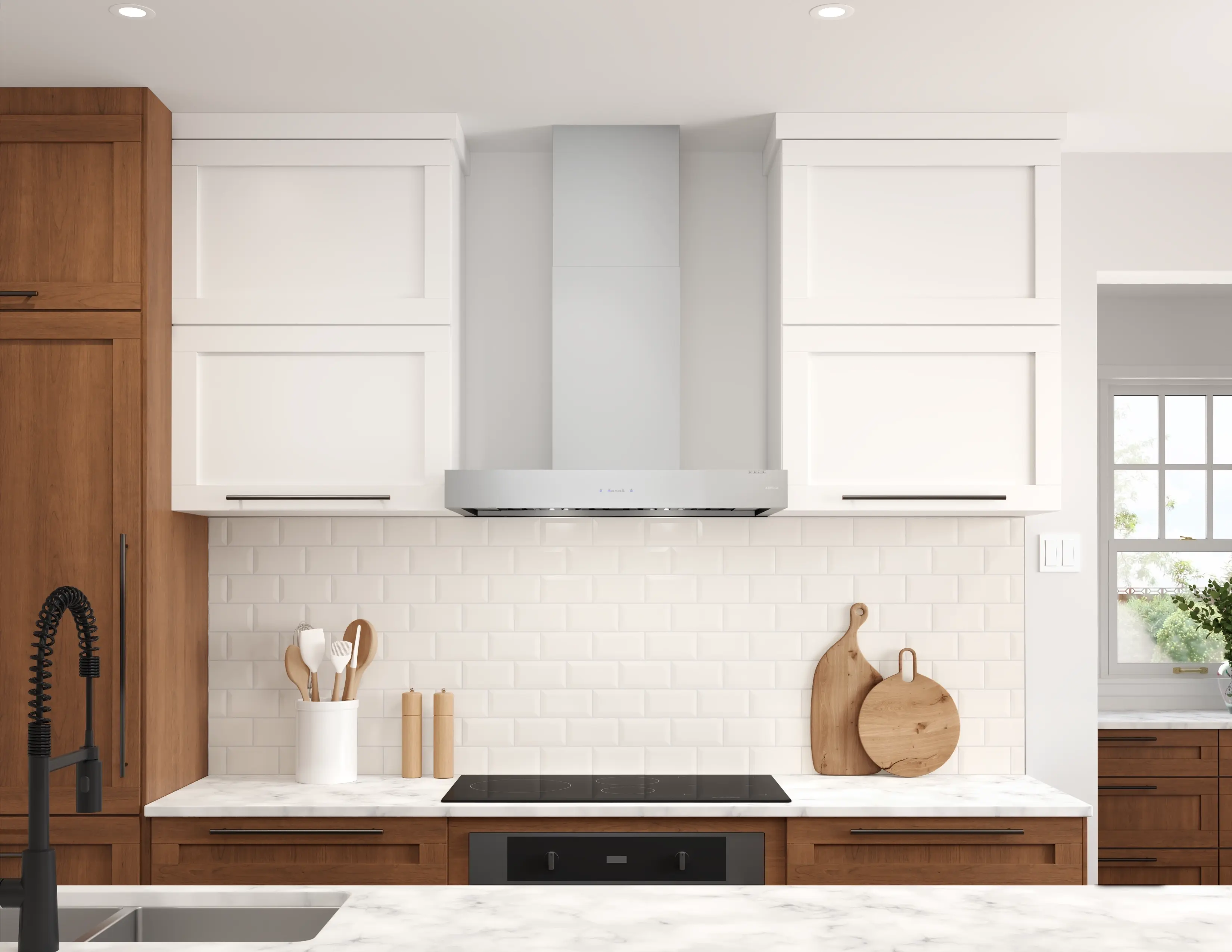 Zephyr ZRGM90BS 36 Inch, Stainless Steel