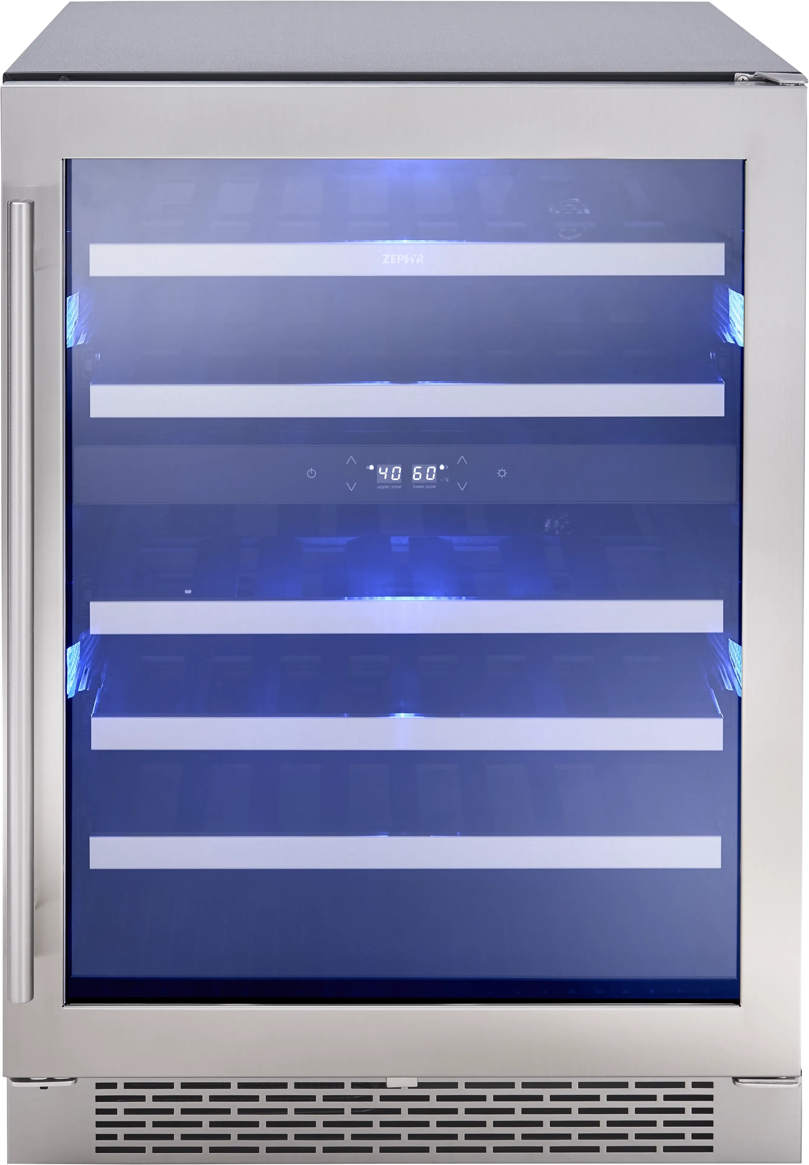 Zephyr PRW24C02BG Stainless Steel, Right Hinge