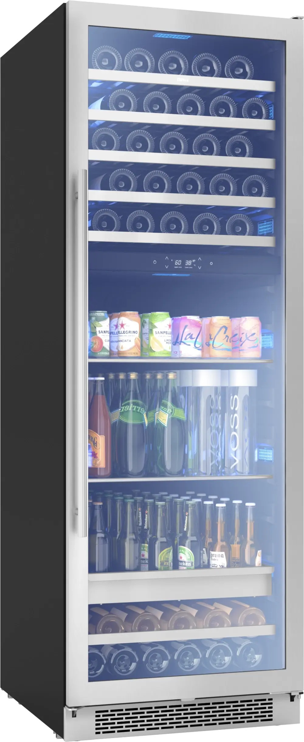 Zephyr PRWB24F02AG 24 Inch, Stainless Steel W/ Glass Door