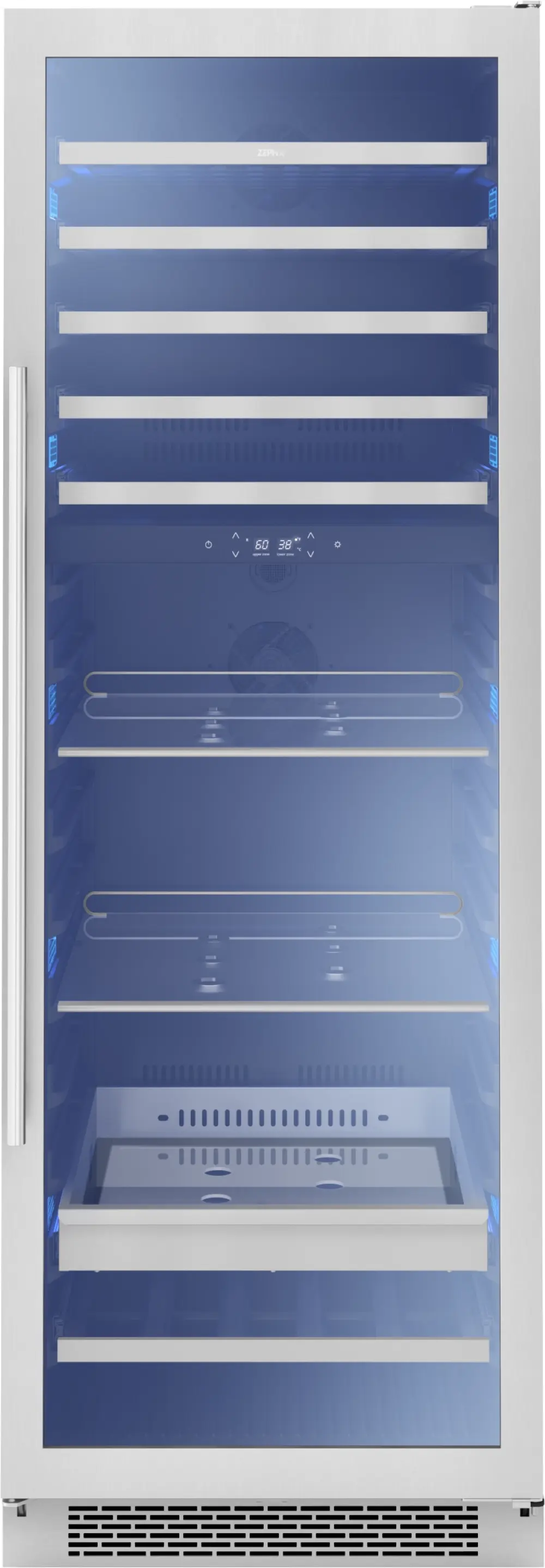 Zephyr PRWB24F02AG 24 Inch, Stainless Steel W/ Glass Door