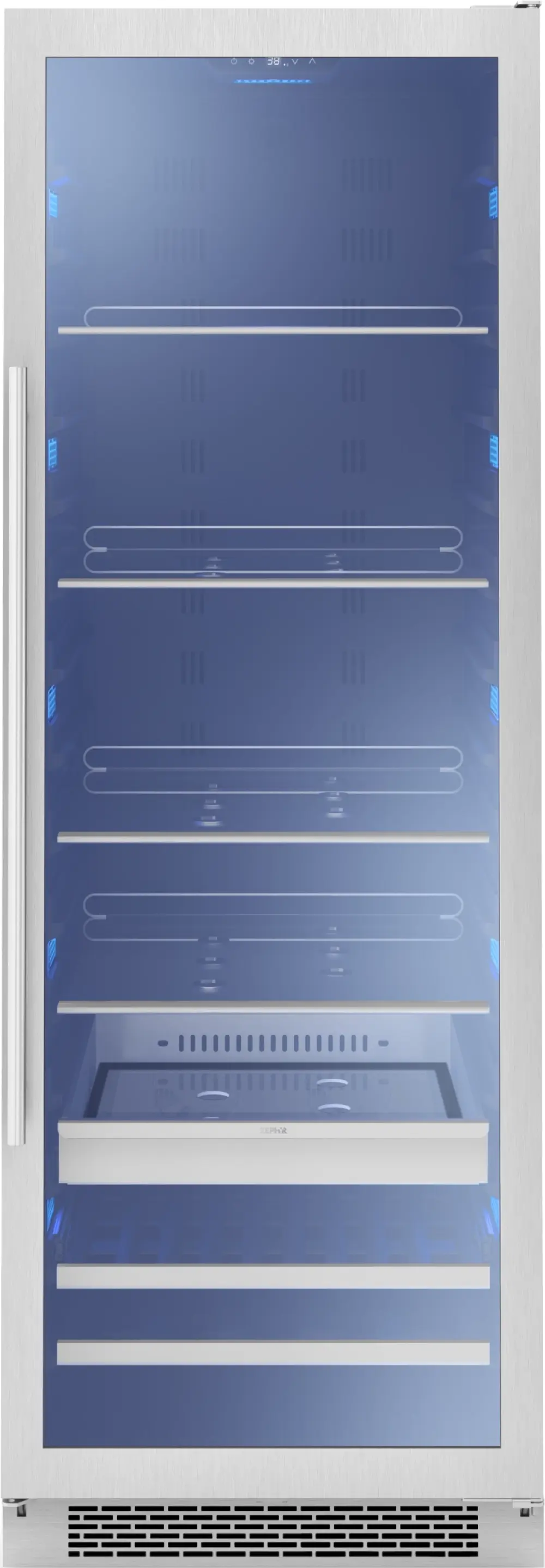 Zephyr PRB24F01AG Stainless Steel, Glass Door