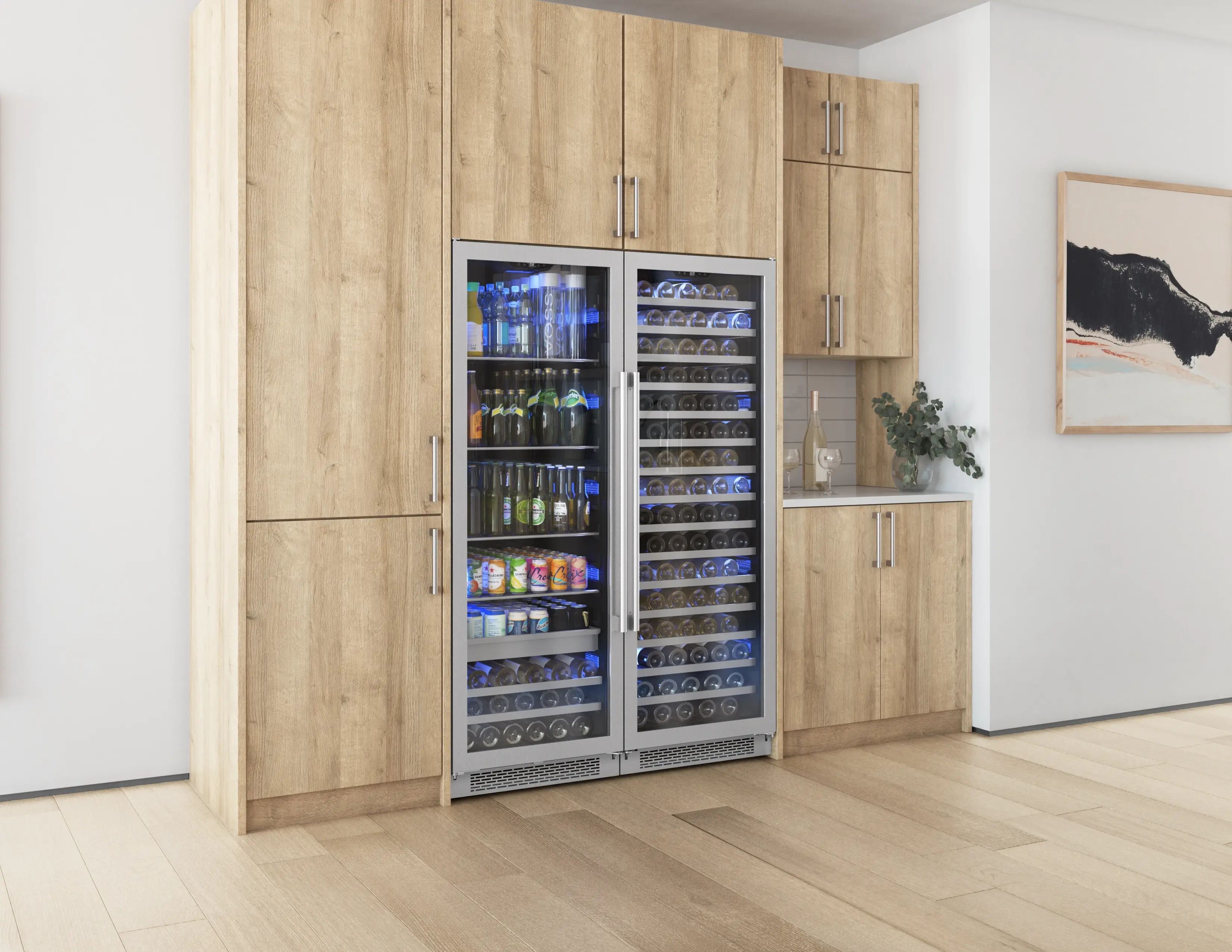Zephyr PRB24F01AG Stainless Steel, Glass Door