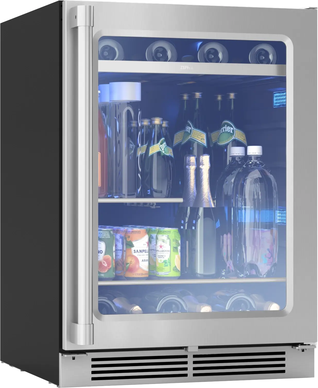 Zephyr PRPB24C01AG Stainless Steel W/ Glass Door