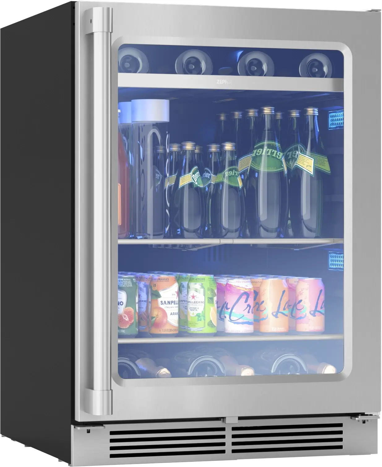 Zephyr PRPB24C01AG Stainless Steel W/ Glass Door