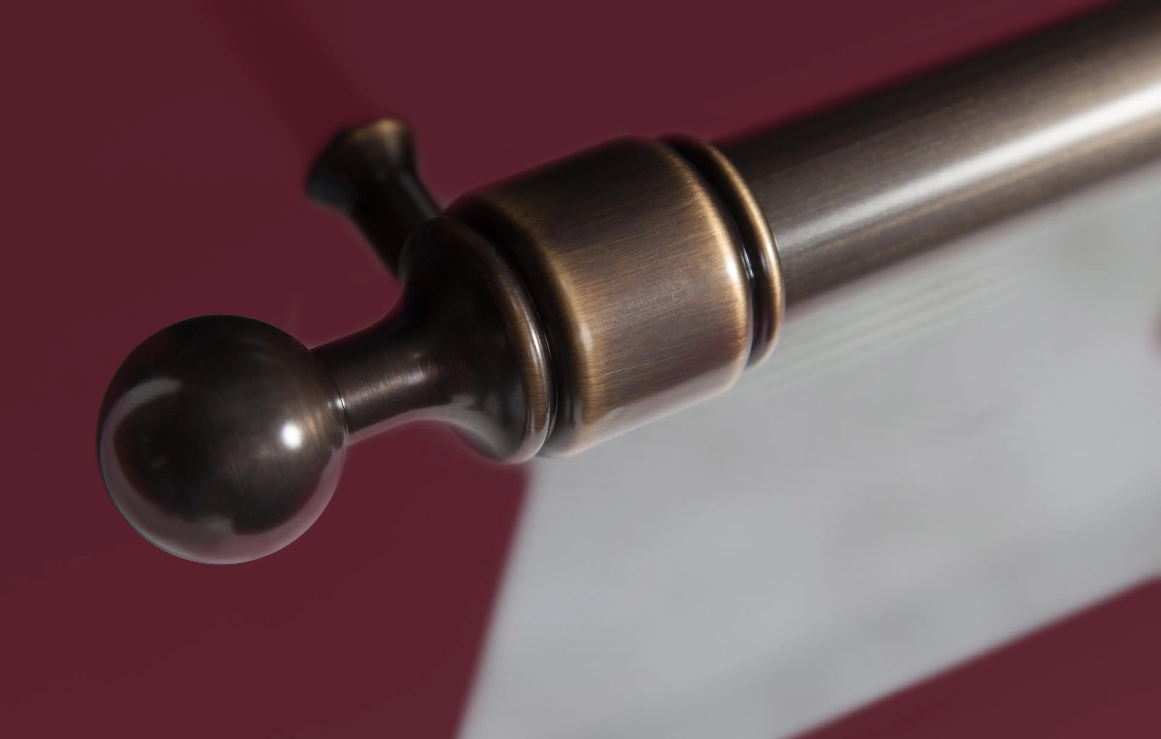 Ilve UM096DNS3BUBLP Liquid Propane In Burgundy W/ Bronze Trim