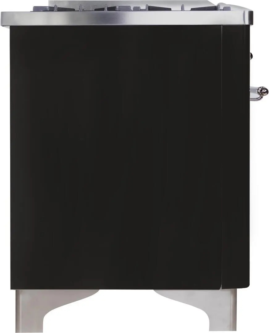 Ilve UM09FDNS3MGCLP Liquid Propane In Matte Graphite W/ Chrome Trim