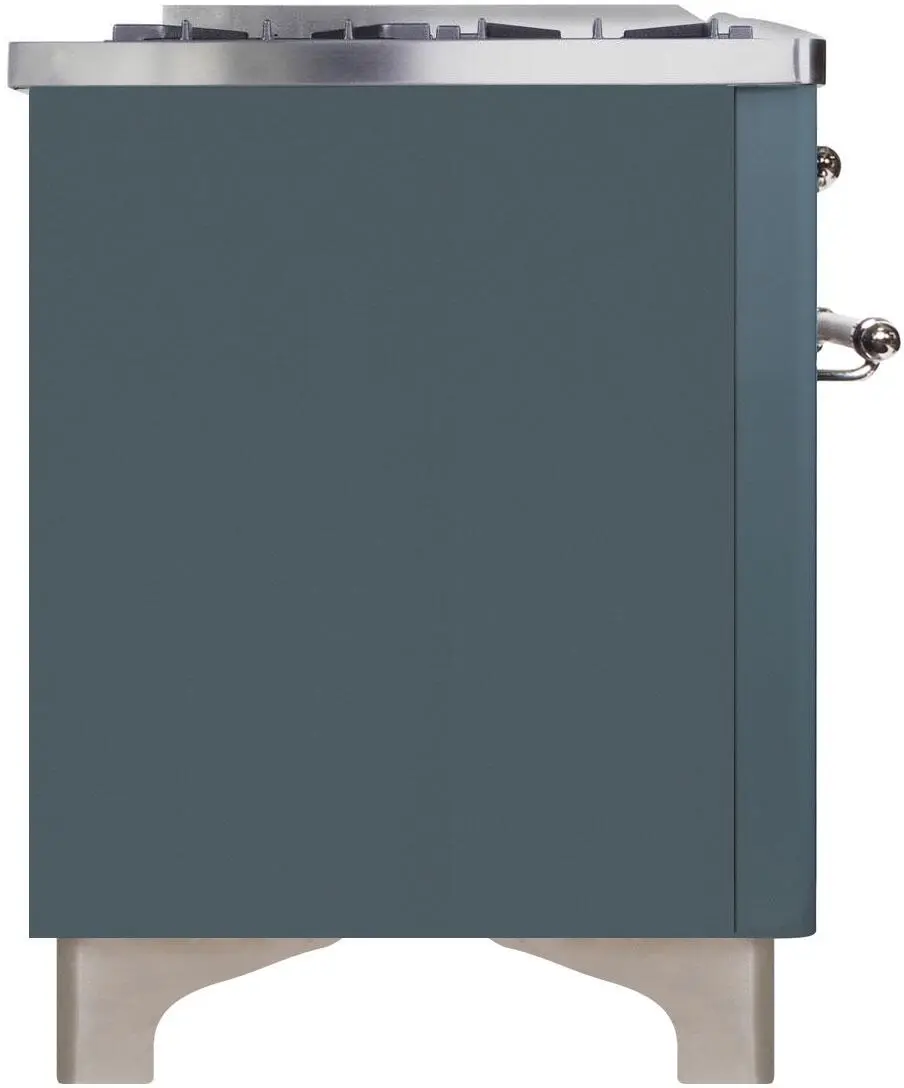 Ilve UM12FDNS3BGCLP Liquid Propane In Blue Grey W/ Chrome Trim