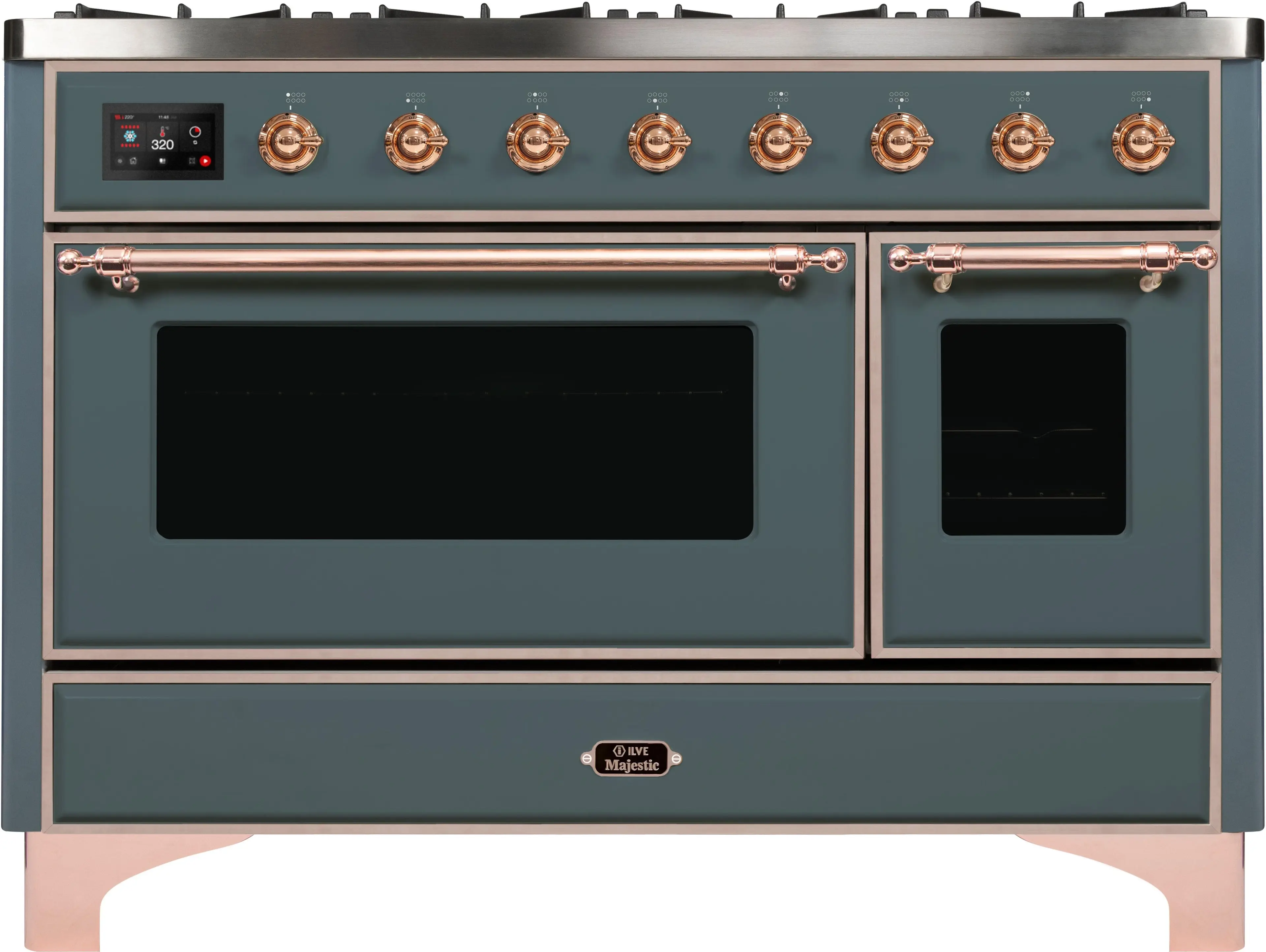 Ilve UM12FDNS3BGPLP Liquid Propane In Blue Grey W/ Copper Trim