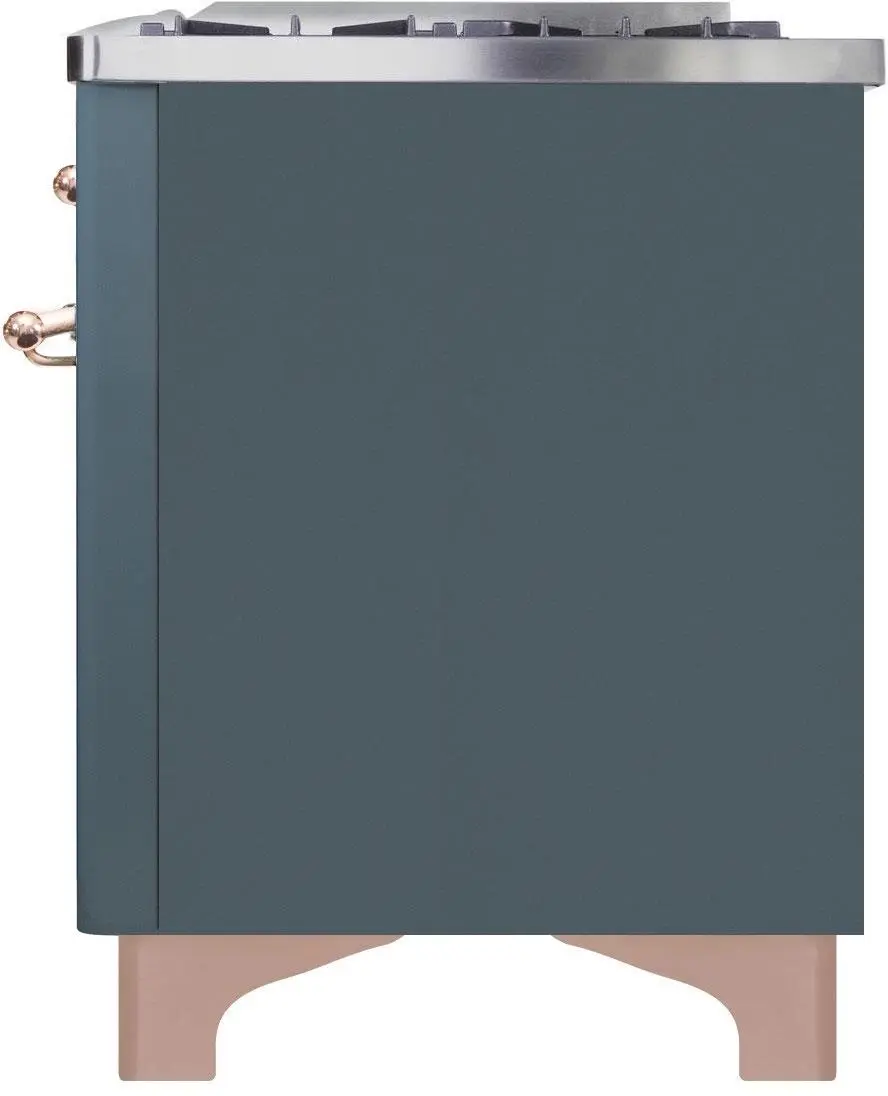 Ilve UM12FDNS3BGPLP Liquid Propane In Blue Grey W/ Copper Trim
