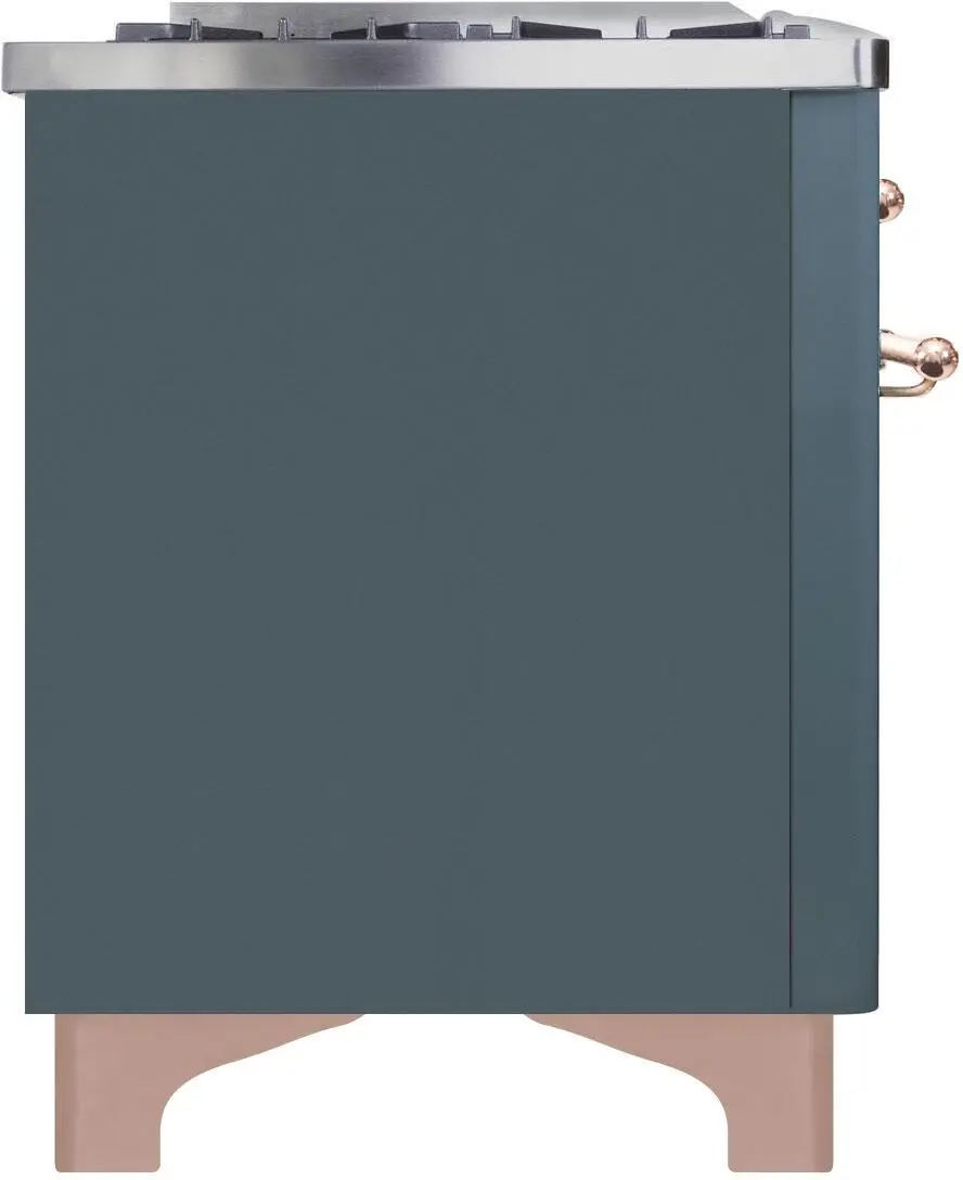 Ilve UM12FDNS3BGPLP Liquid Propane In Blue Grey W/ Copper Trim
