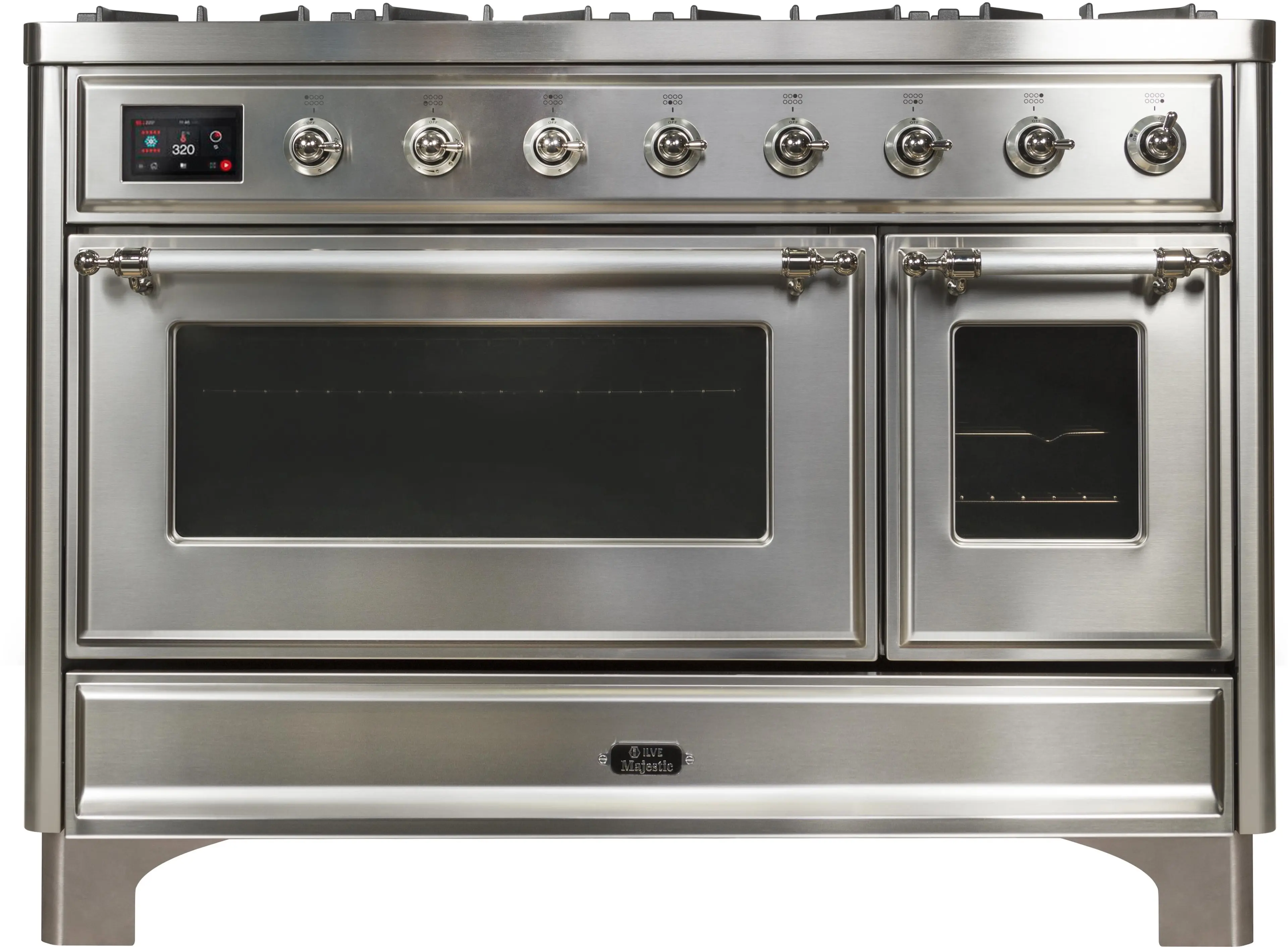 Ilve UM12FDNS3SSCLP Liquid Propane In Stainless Steel W/ Chrome Trim