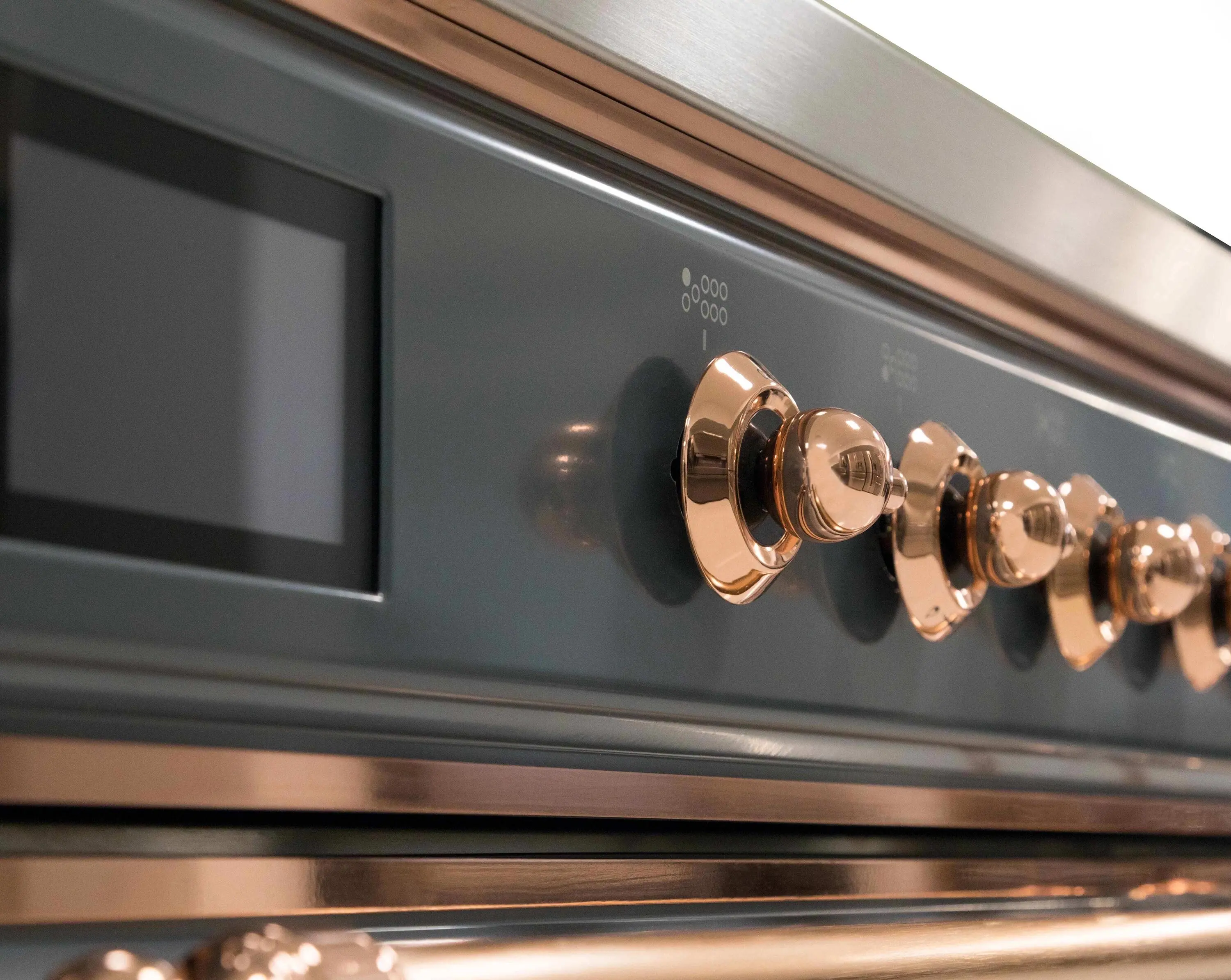Ilve UM30DNE3BGPLP Liquid Propane In Blue Grey W/ Copper Trim