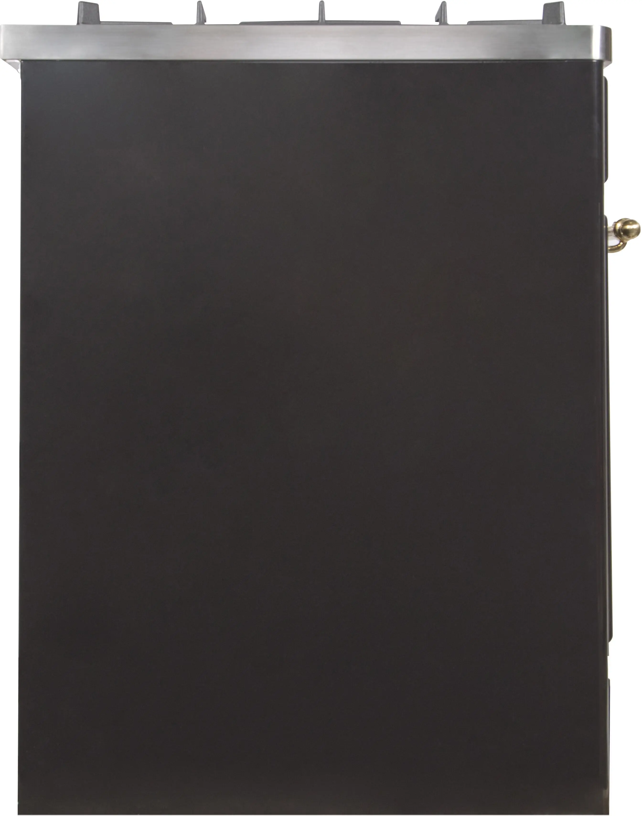Ilve UM30DNE3BKGLP Liquid Propane In Glossy Black W/ Brass Trim