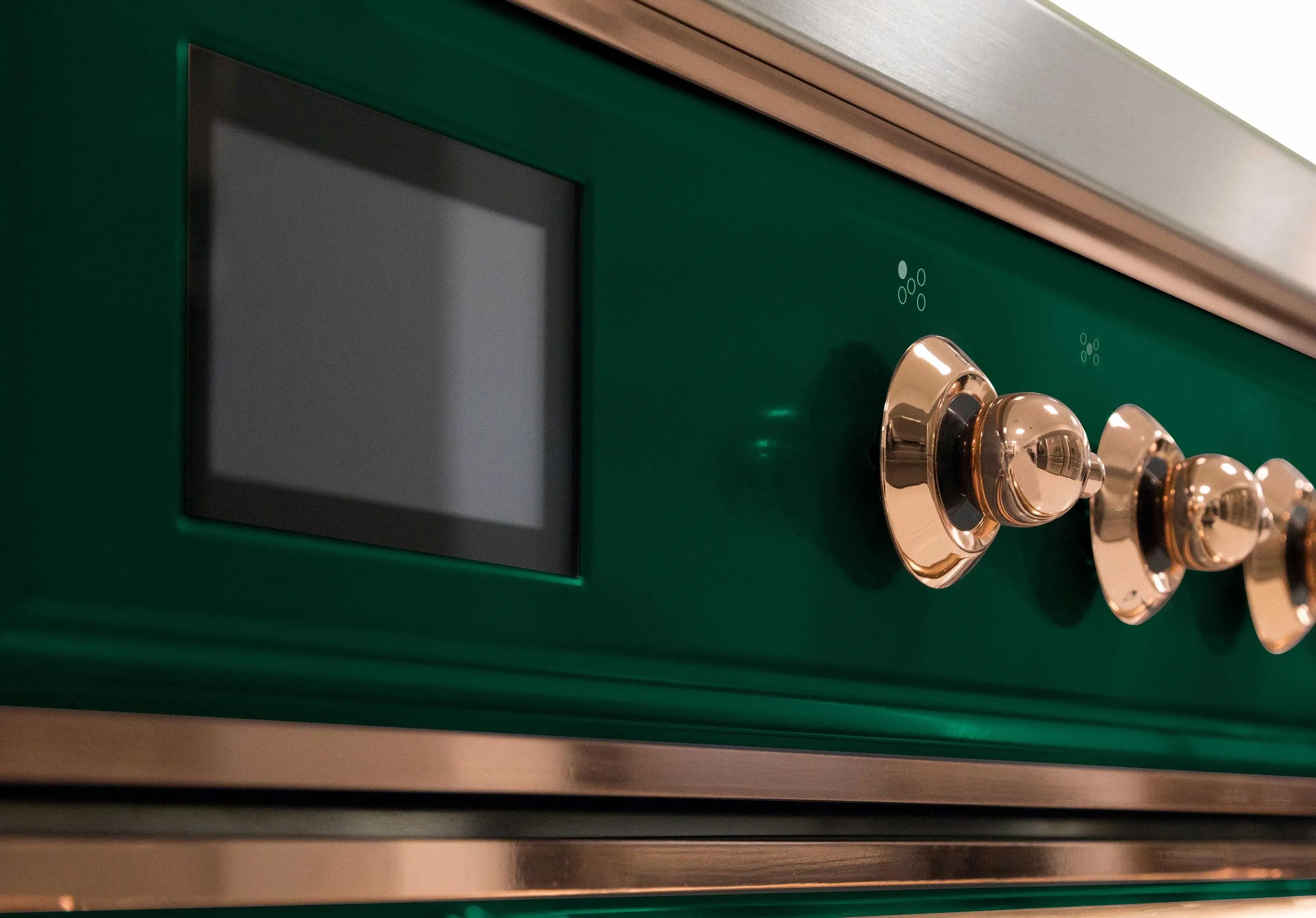 Ilve UM30DNE3EGPLP Liquid Propane In Emerald Green W/ Copper Trim