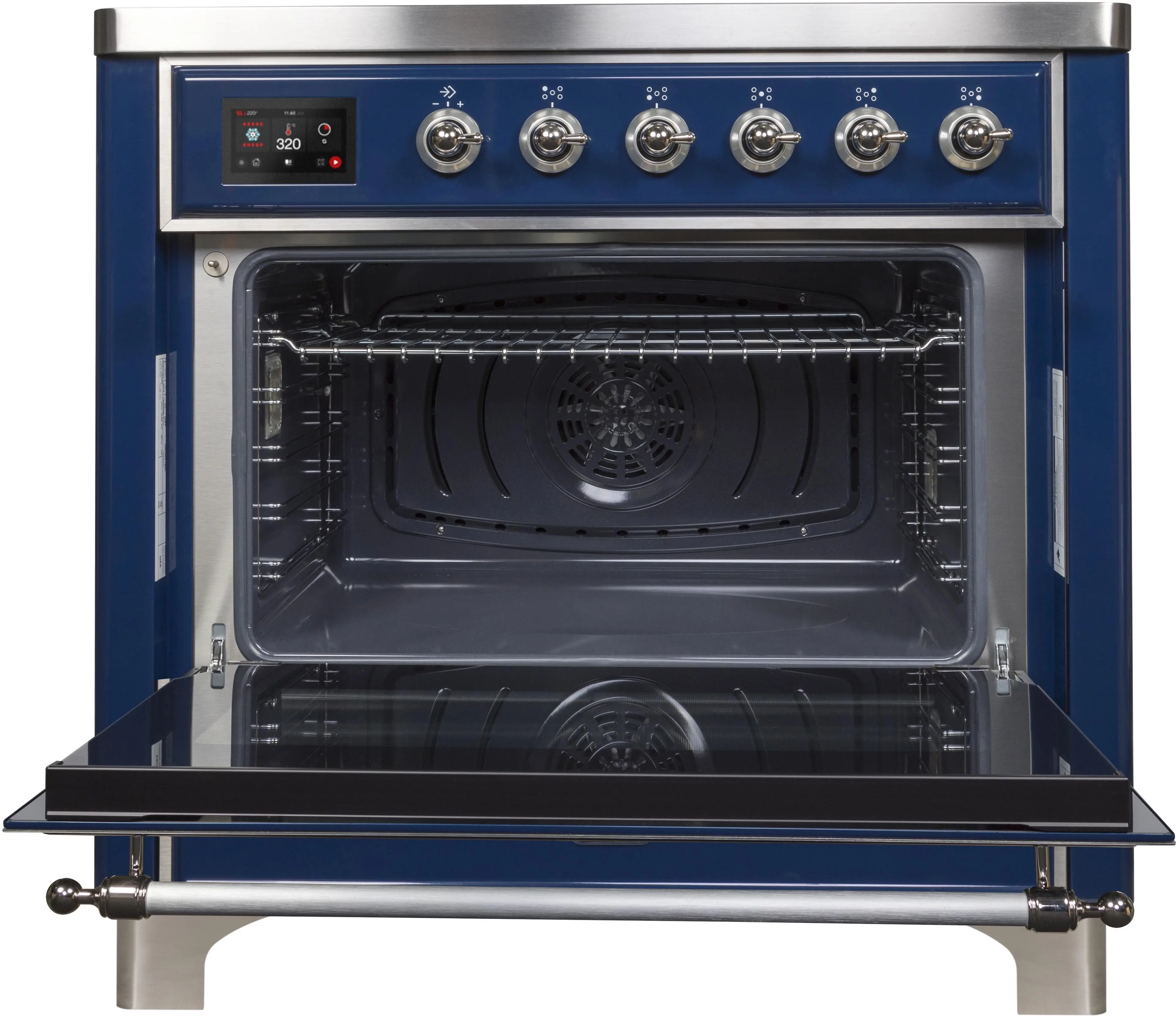 Ilve UMI09NS3MBC Midnight Blue W/ Chrome Trim