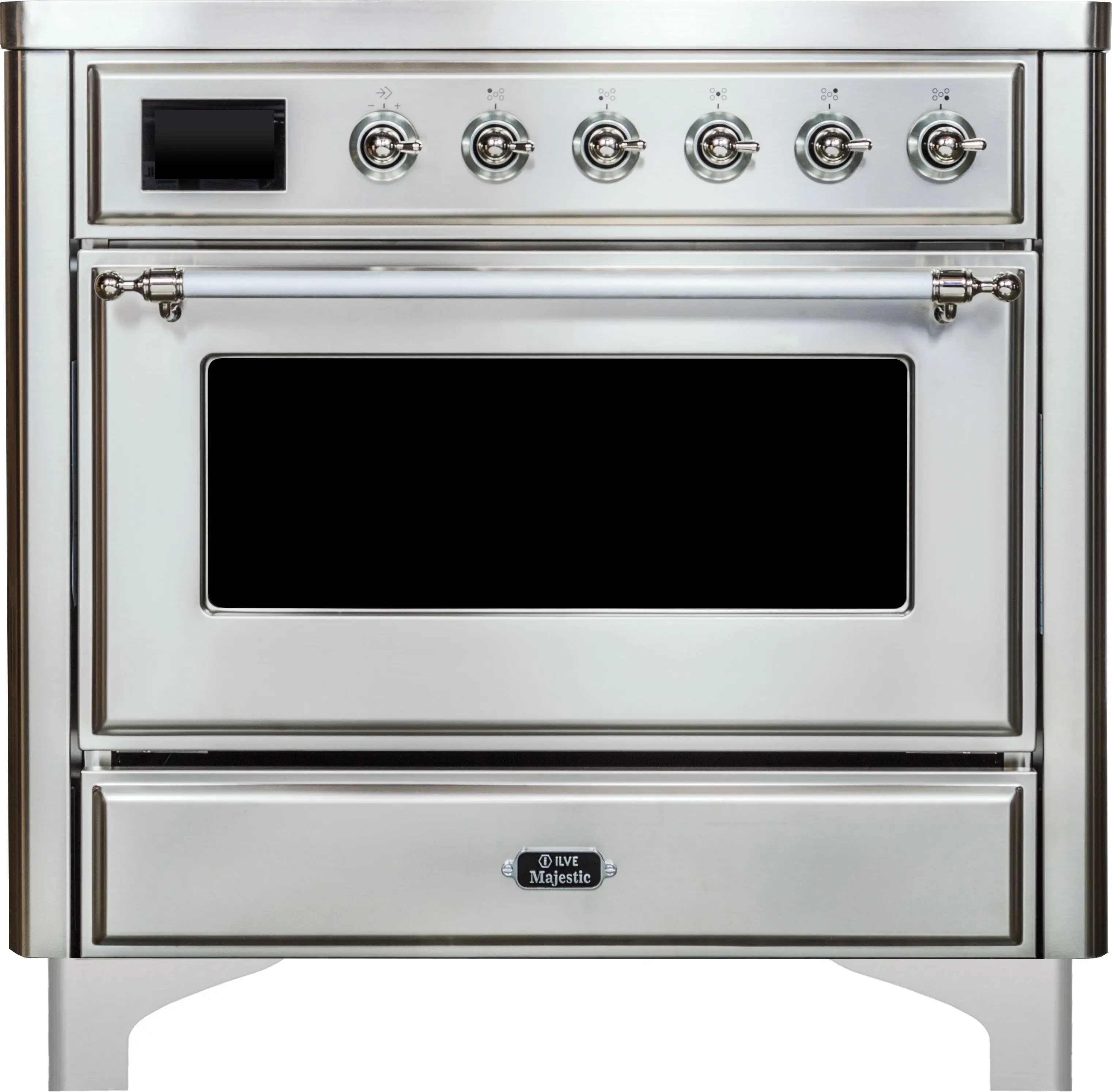 Ilve UMI09NS3SSC Stainless Steel W/ Chrome Trim