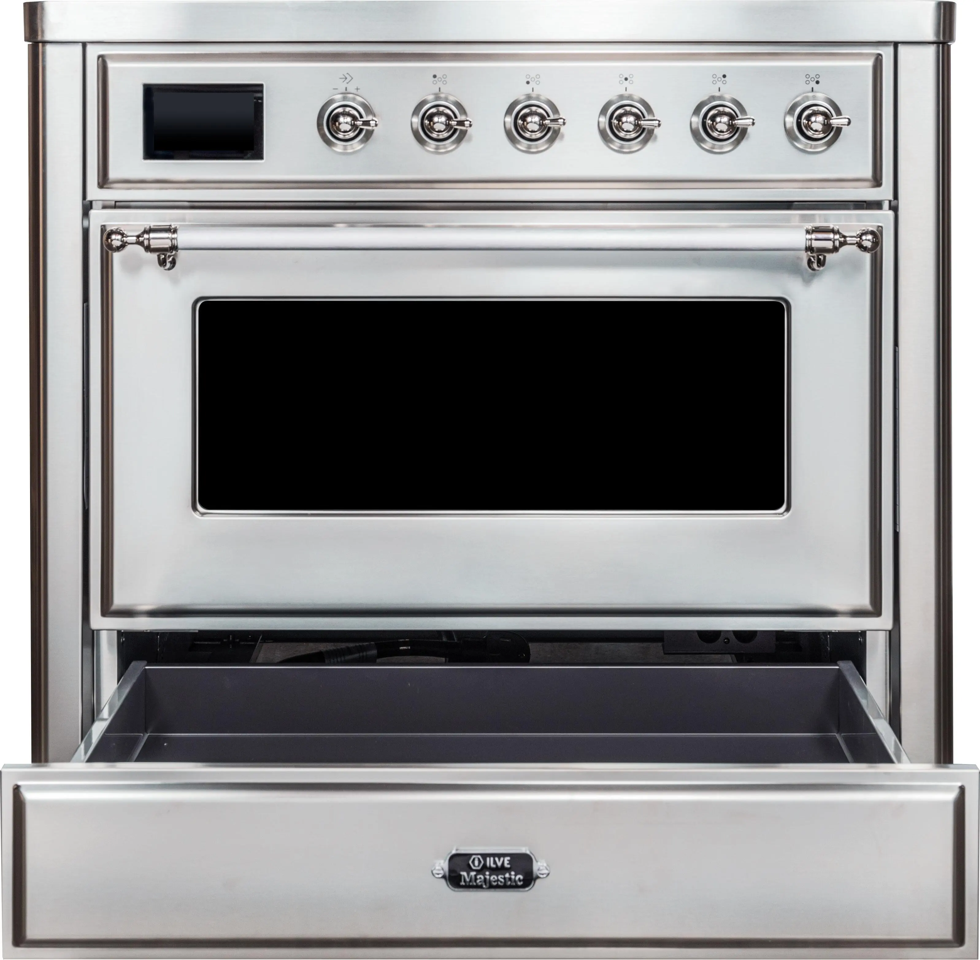 Ilve UMI09NS3SSC Stainless Steel W/ Chrome Trim