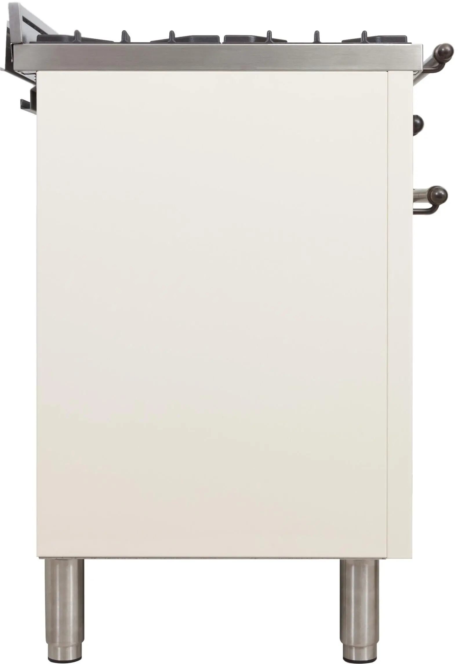 Ilve UPDN100FDMPAYLP Liquid Propane In Antique White W/ Bronze Trim