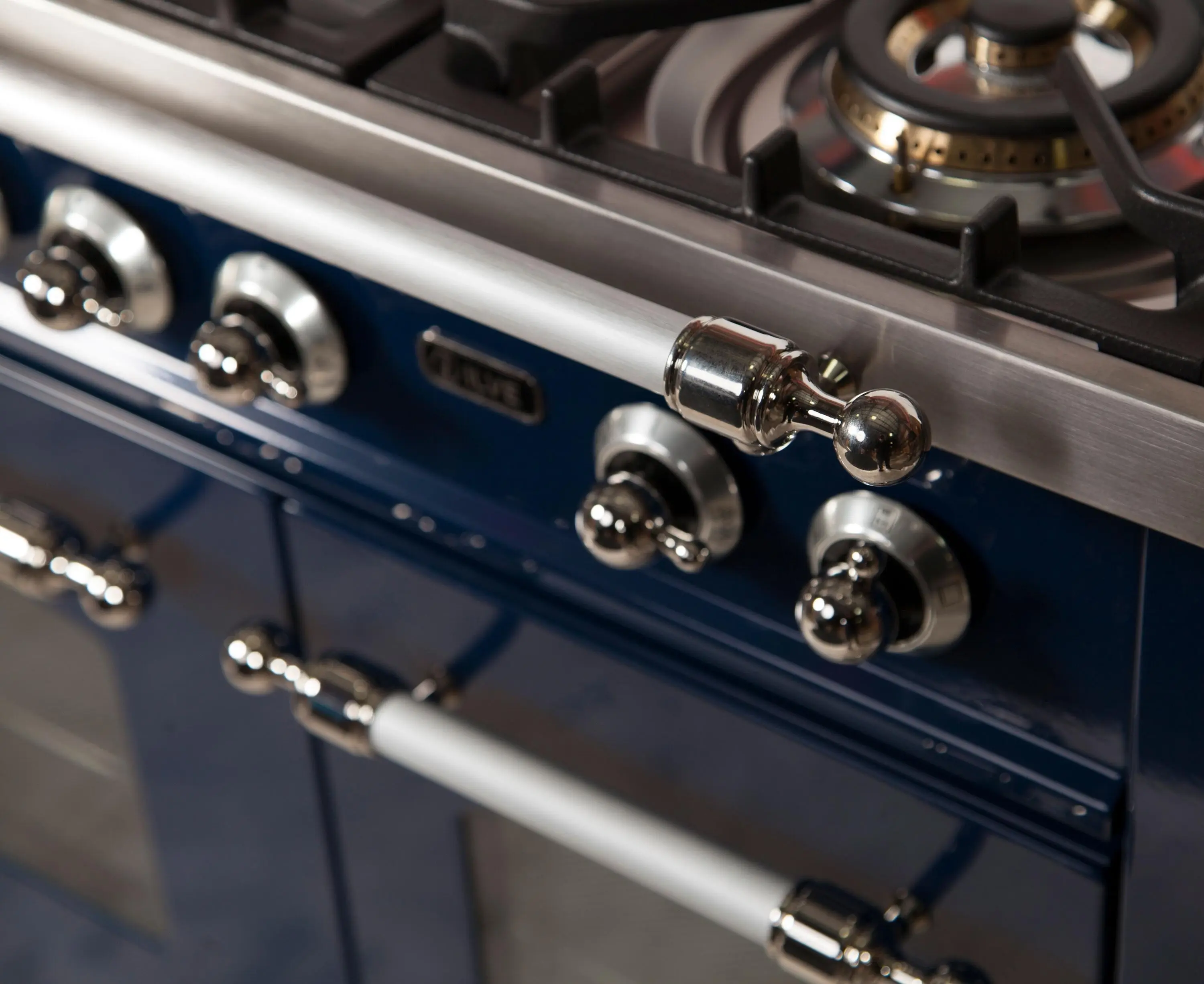 Ilve UPDN100FDMPBLXLP Liquid Propane In Midnight Blue W/ Chrome Trim