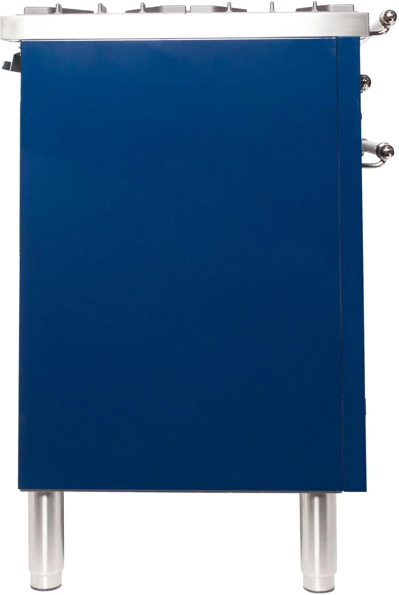 Ilve UPDN100FDMPBLXLP Liquid Propane In Midnight Blue W/ Chrome Trim