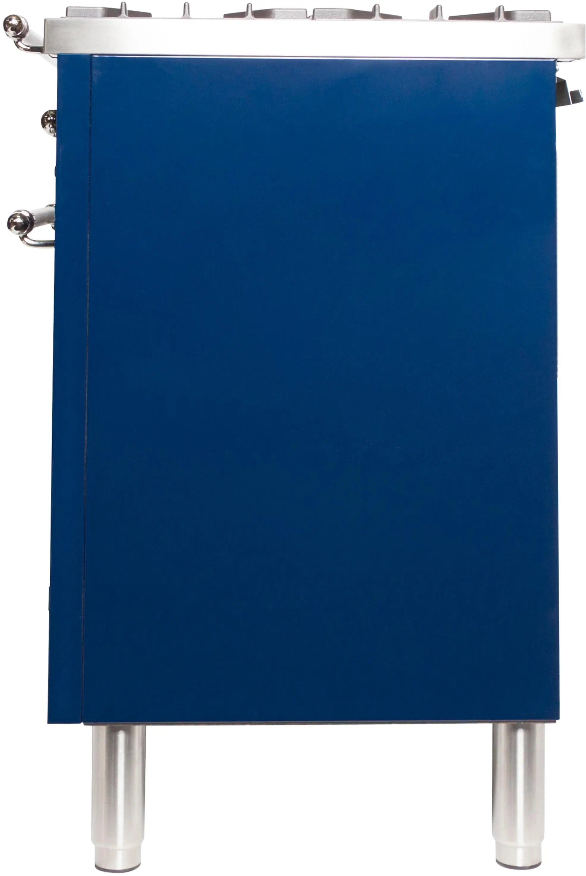 Ilve UPDN100FDMPBLXLP Liquid Propane In Midnight Blue W/ Chrome Trim
