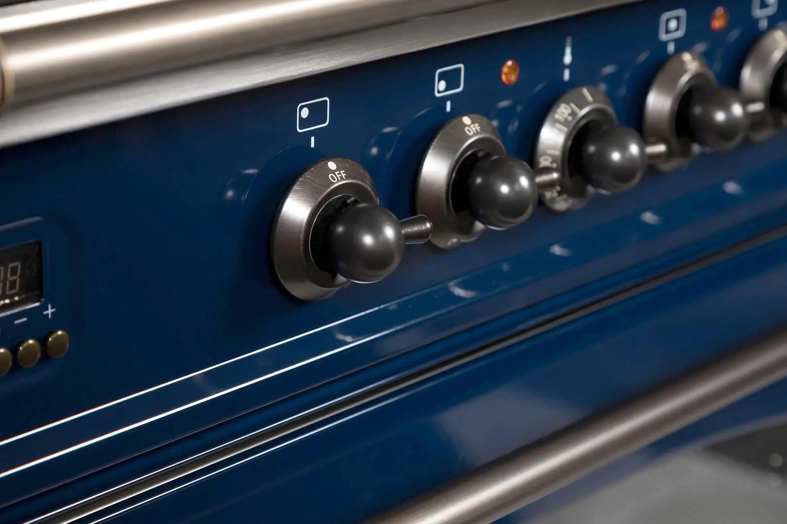 Ilve UPDN100FDMPBLYLP Liquid Propane In Midnight Blue W/ Bronze Trim