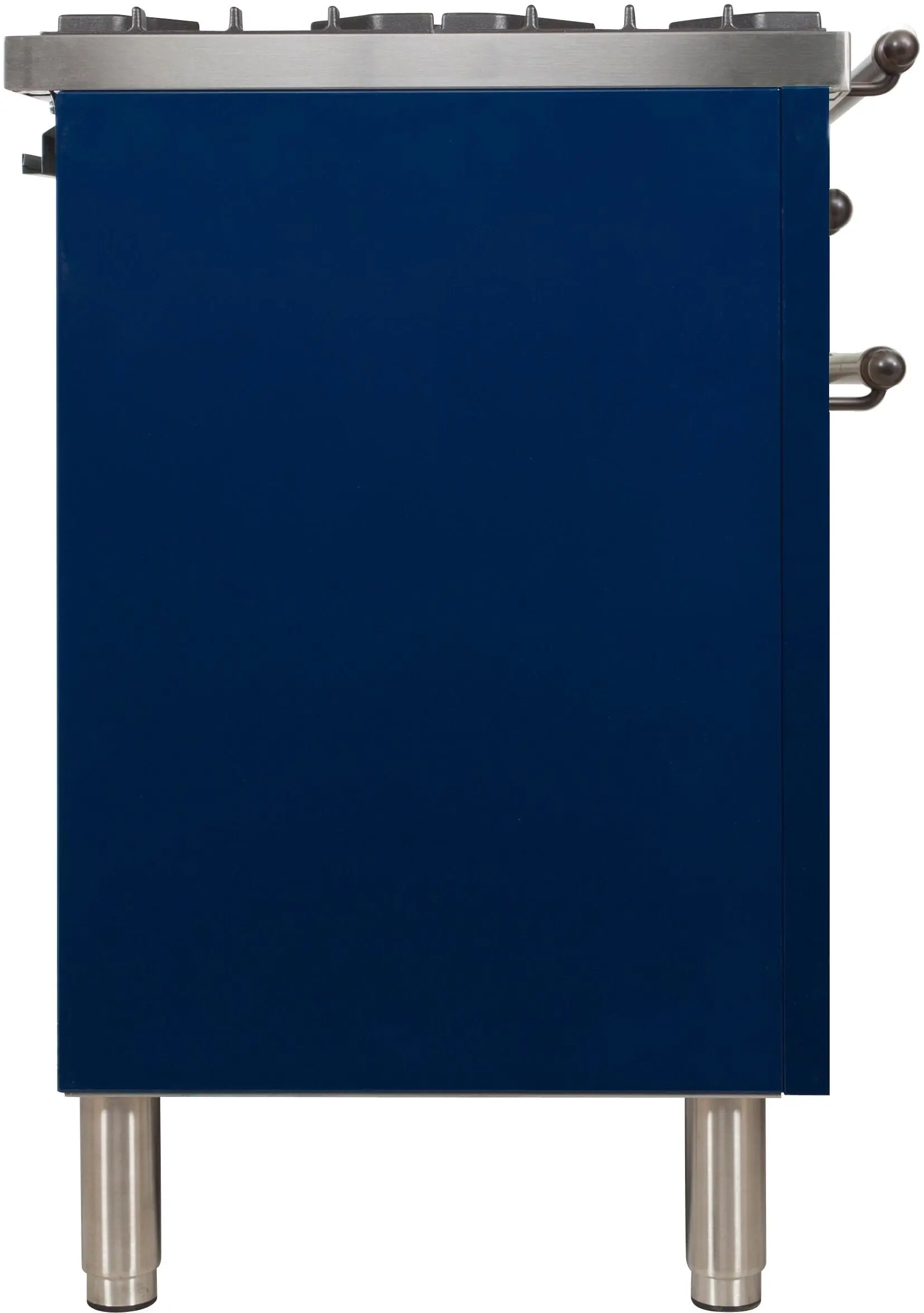 Ilve UPDN100FDMPBLYLP Liquid Propane In Midnight Blue W/ Bronze Trim