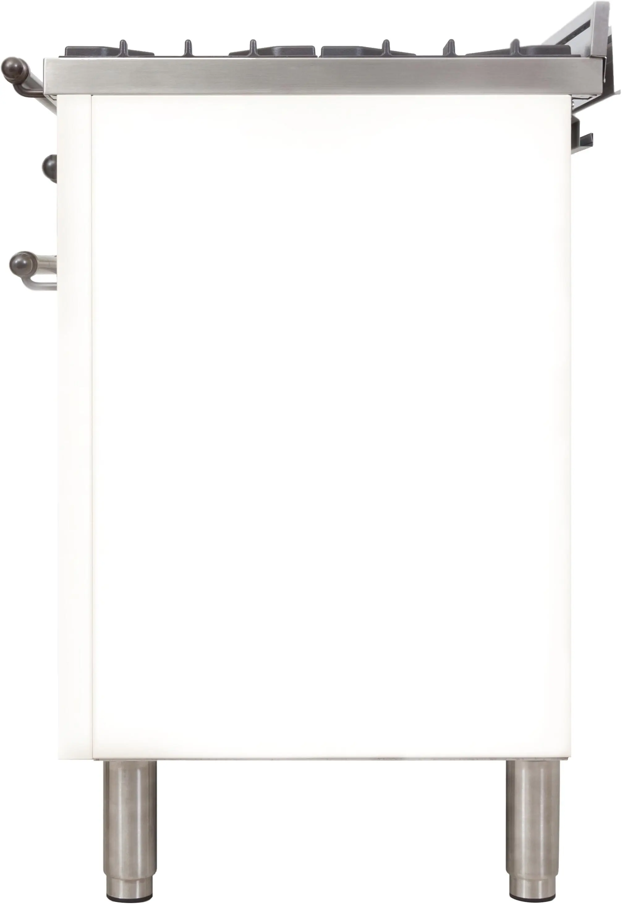 Ilve UPDN100FDMPBYLP Liquid Propane In White W/ Bronze Trim