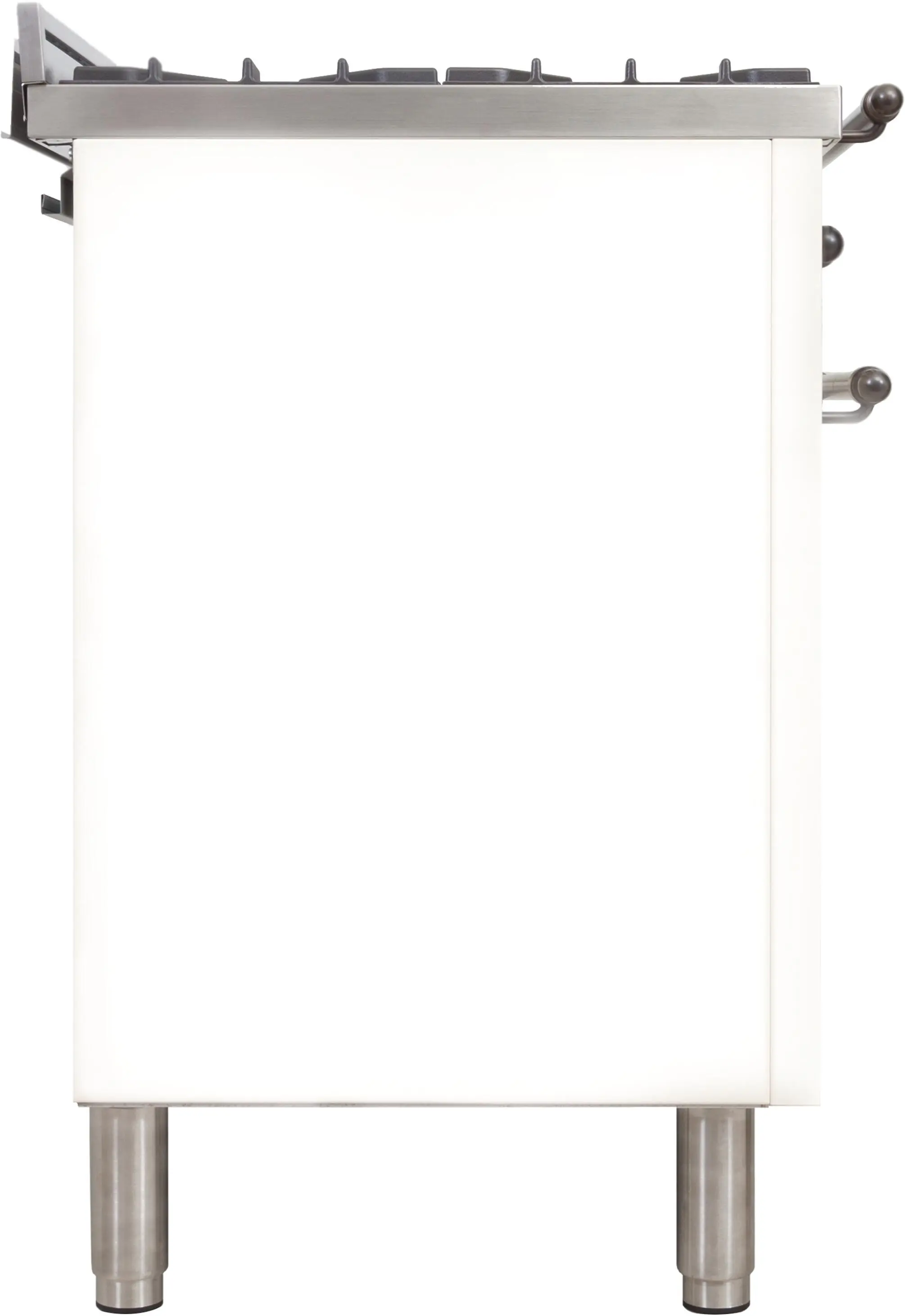 Ilve UPDN100FDMPBYLP Liquid Propane In White W/ Bronze Trim