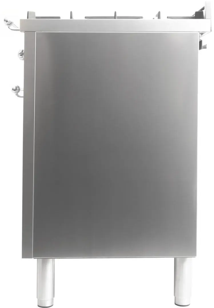 Ilve UPDN100FDMPIXLP Liquid Propane In Stainless Steel W/ Chrome Trim