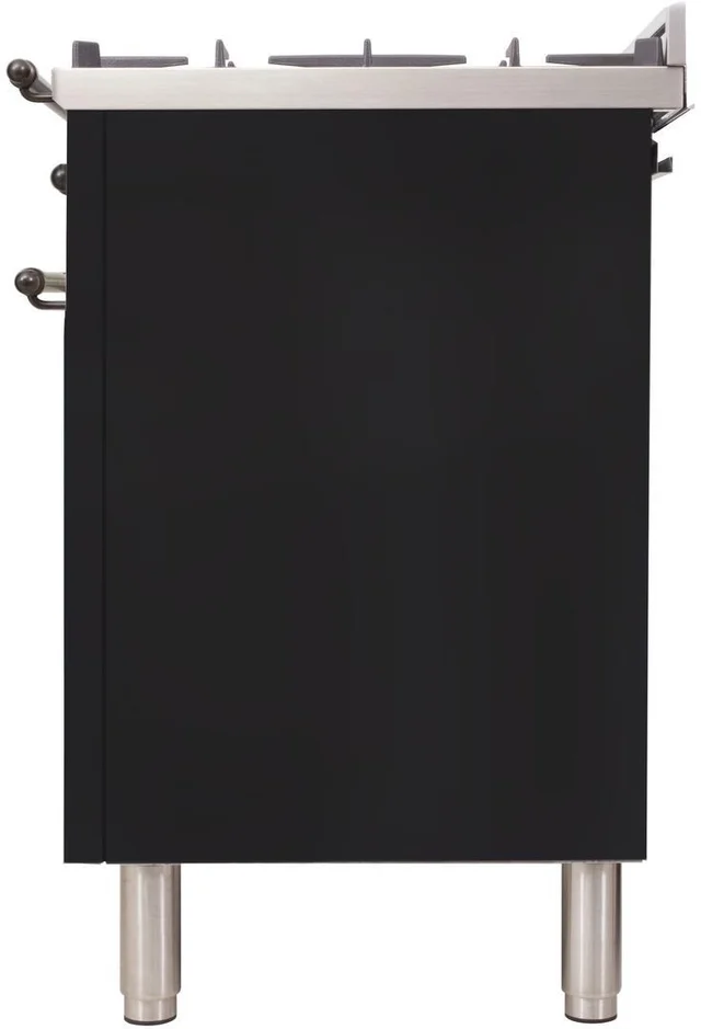 Ilve UPDN100FDMPNYLP 40" Freestanding Dual Fuel Range w/ 5 Sealed Burne...