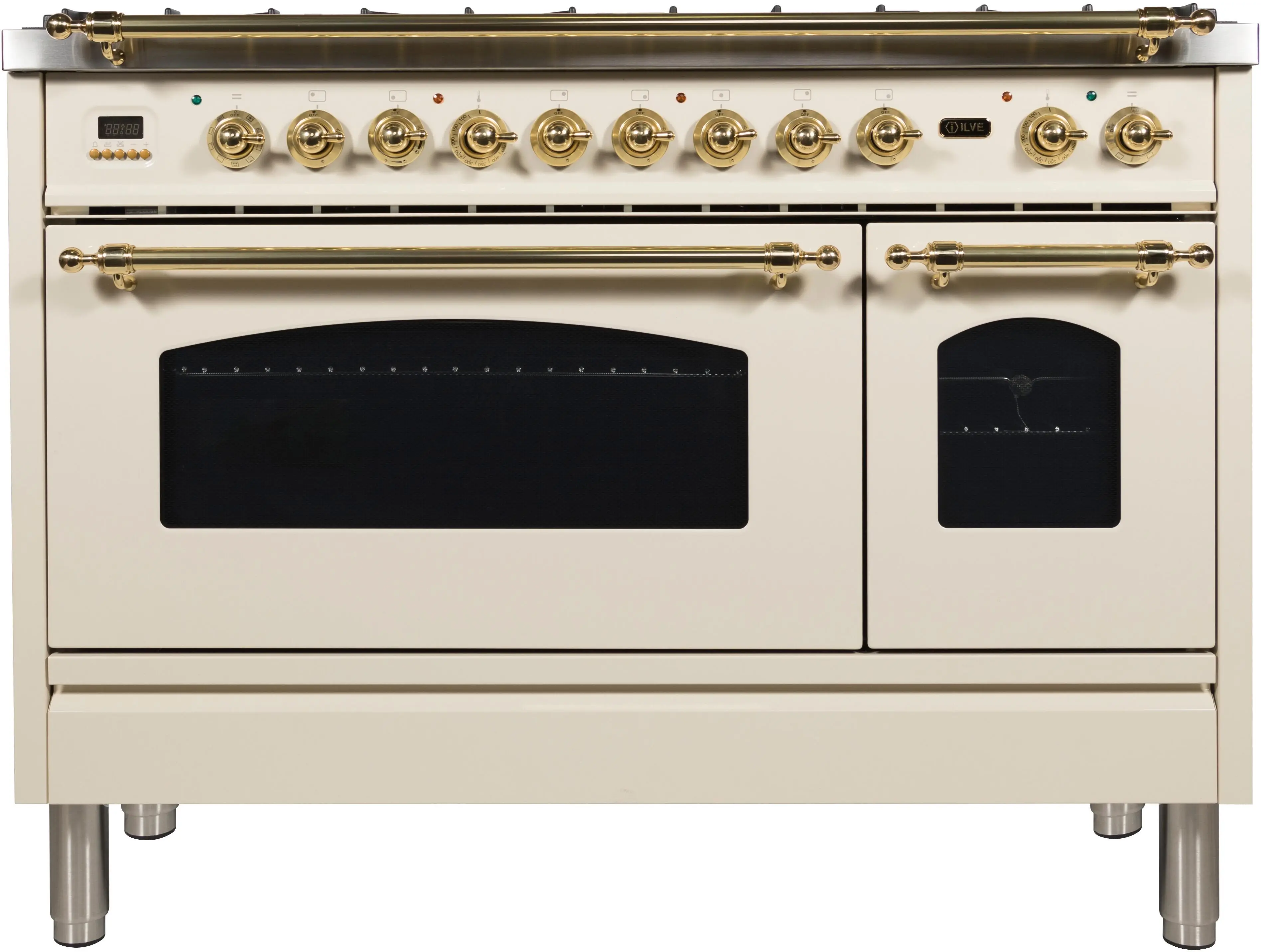 Ilve UPN120FDMPALP Liquid Propane In Antique White W/ Brass Trim