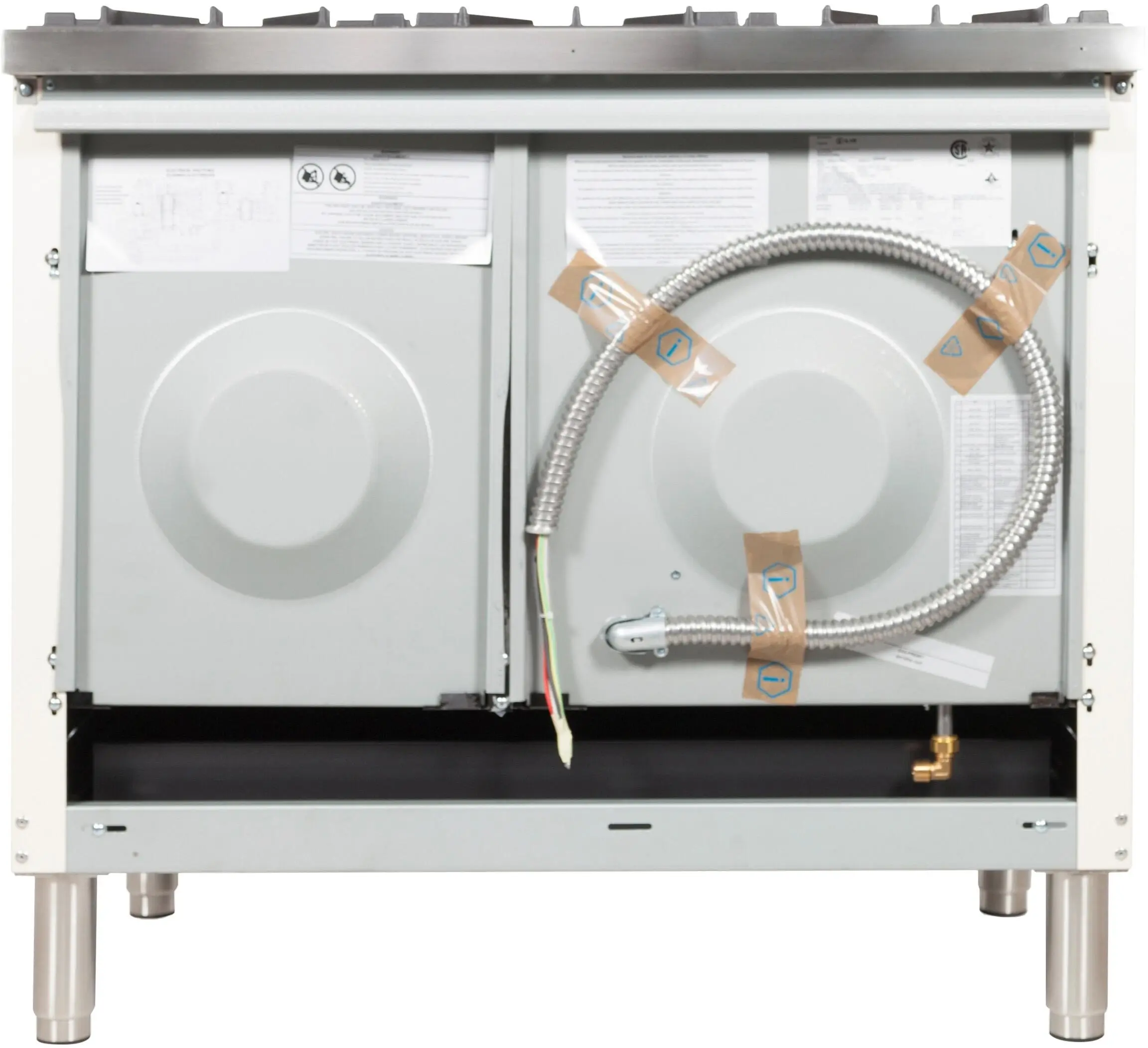 Ilve UPN120FDMPALP Liquid Propane In Antique White W/ Brass Trim