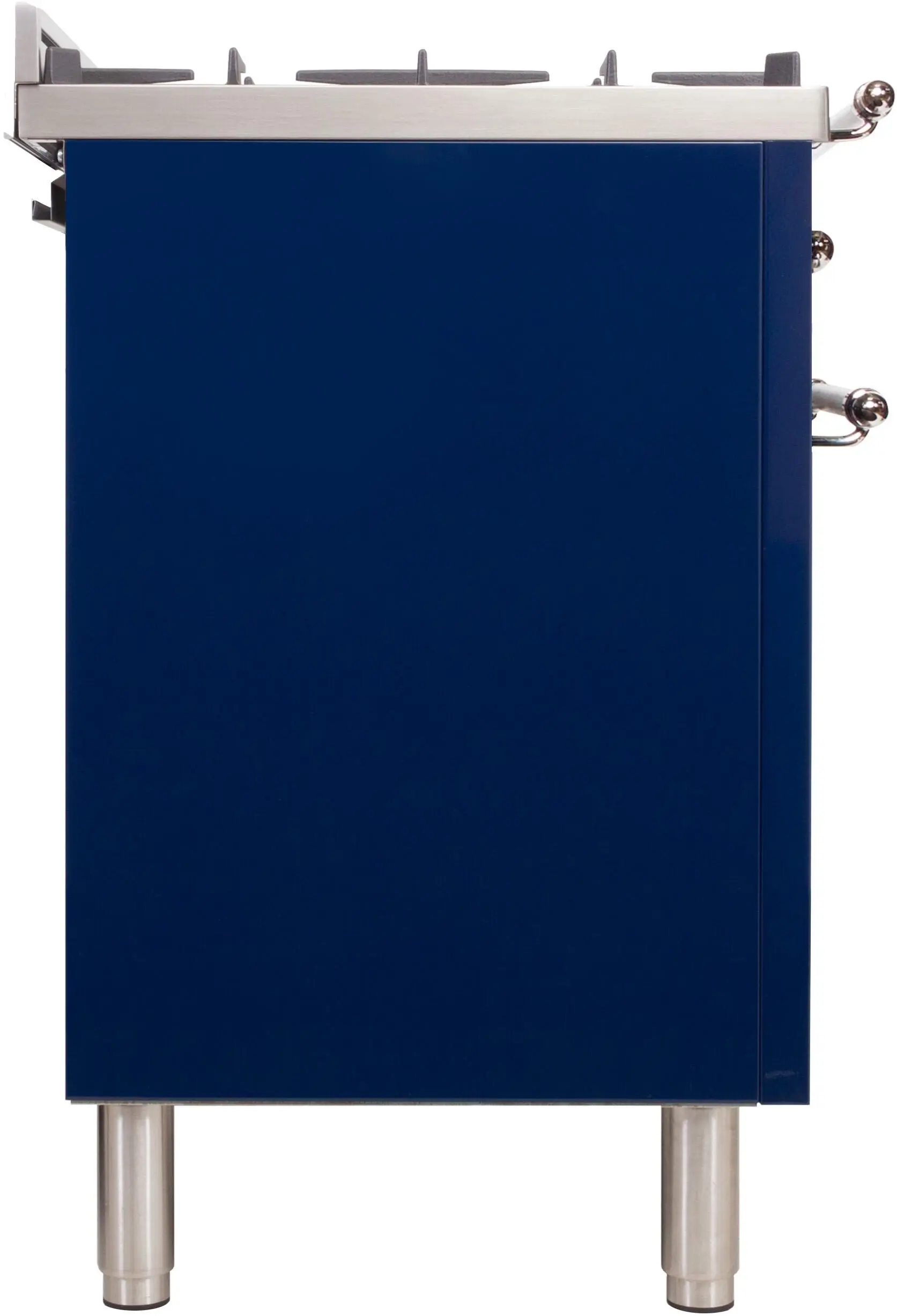 Ilve UPN120FDMPBLXLP Liquid Propane In Midnight Blue W/ Chrome Trim