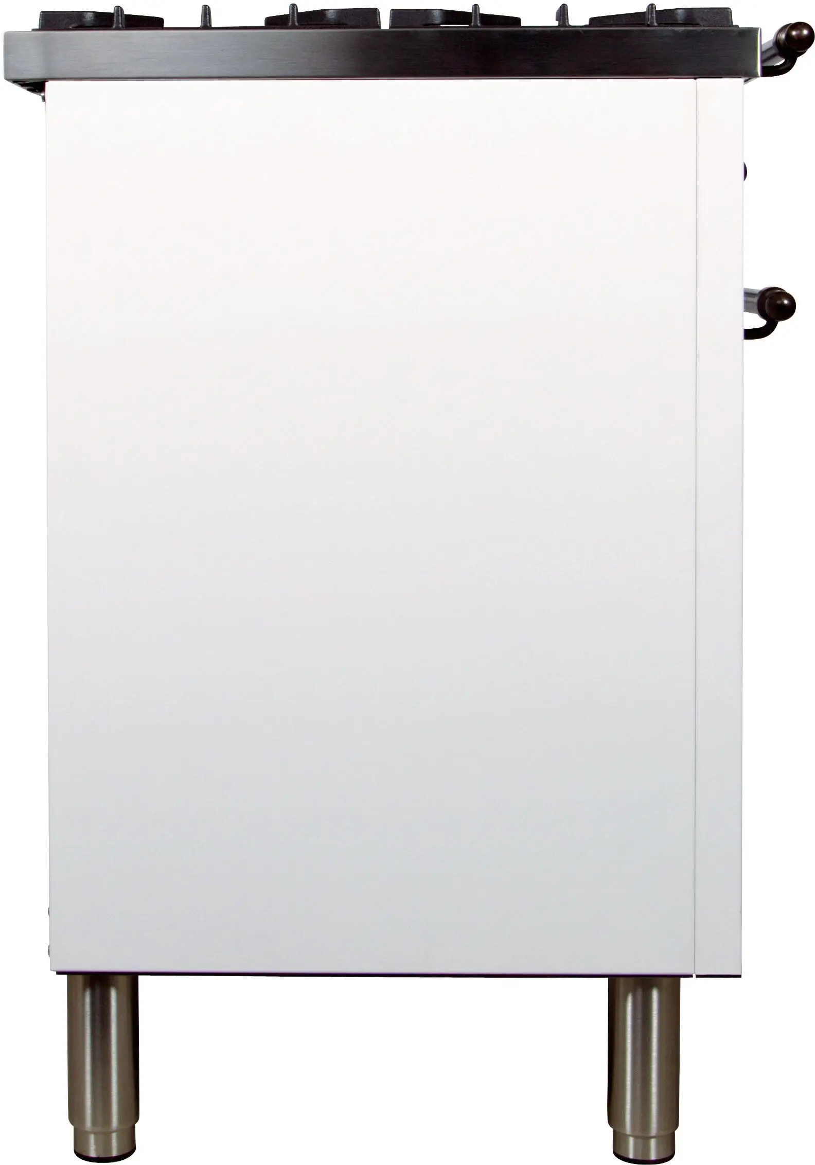 Ilve UPN120FDMPBY Natural Gas In White W/ Bronze Trim
