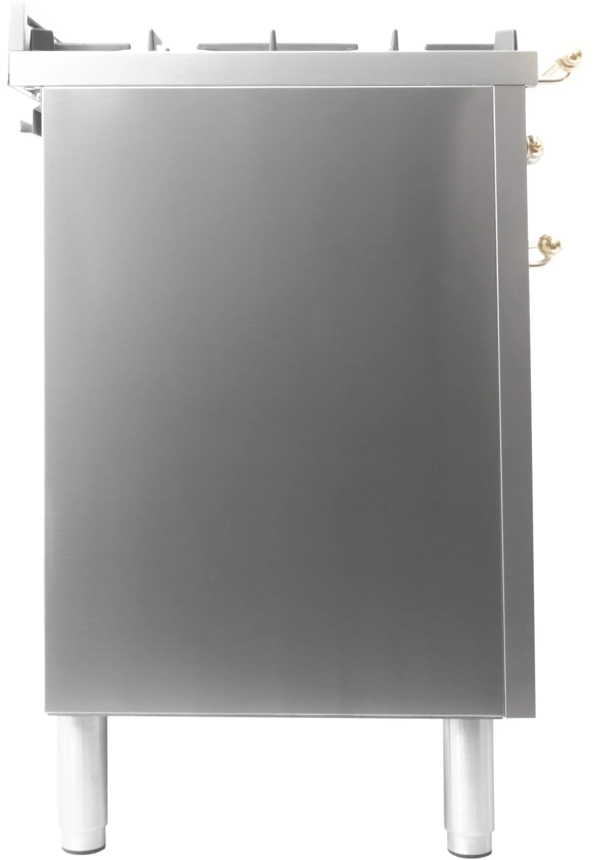 Ilve UPN120FDMPI Natural Gas In Stainless Steel W/ Brass Trim