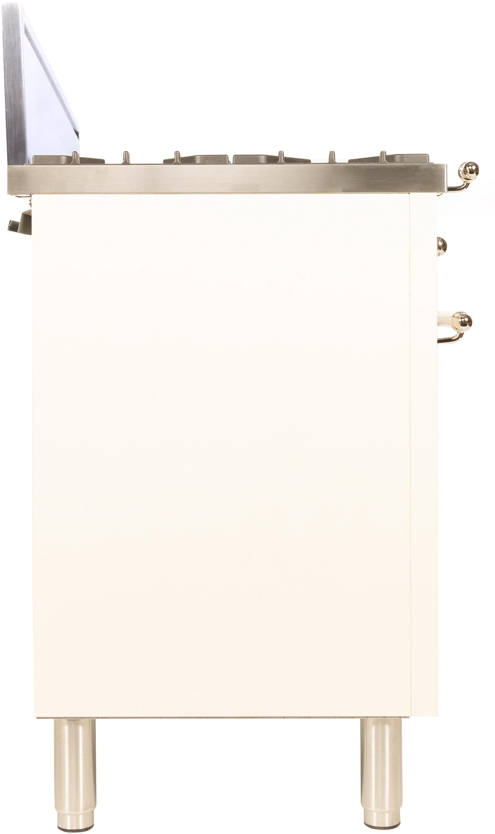 Ilve UPN76DVGGA Antique White, Brass Trim