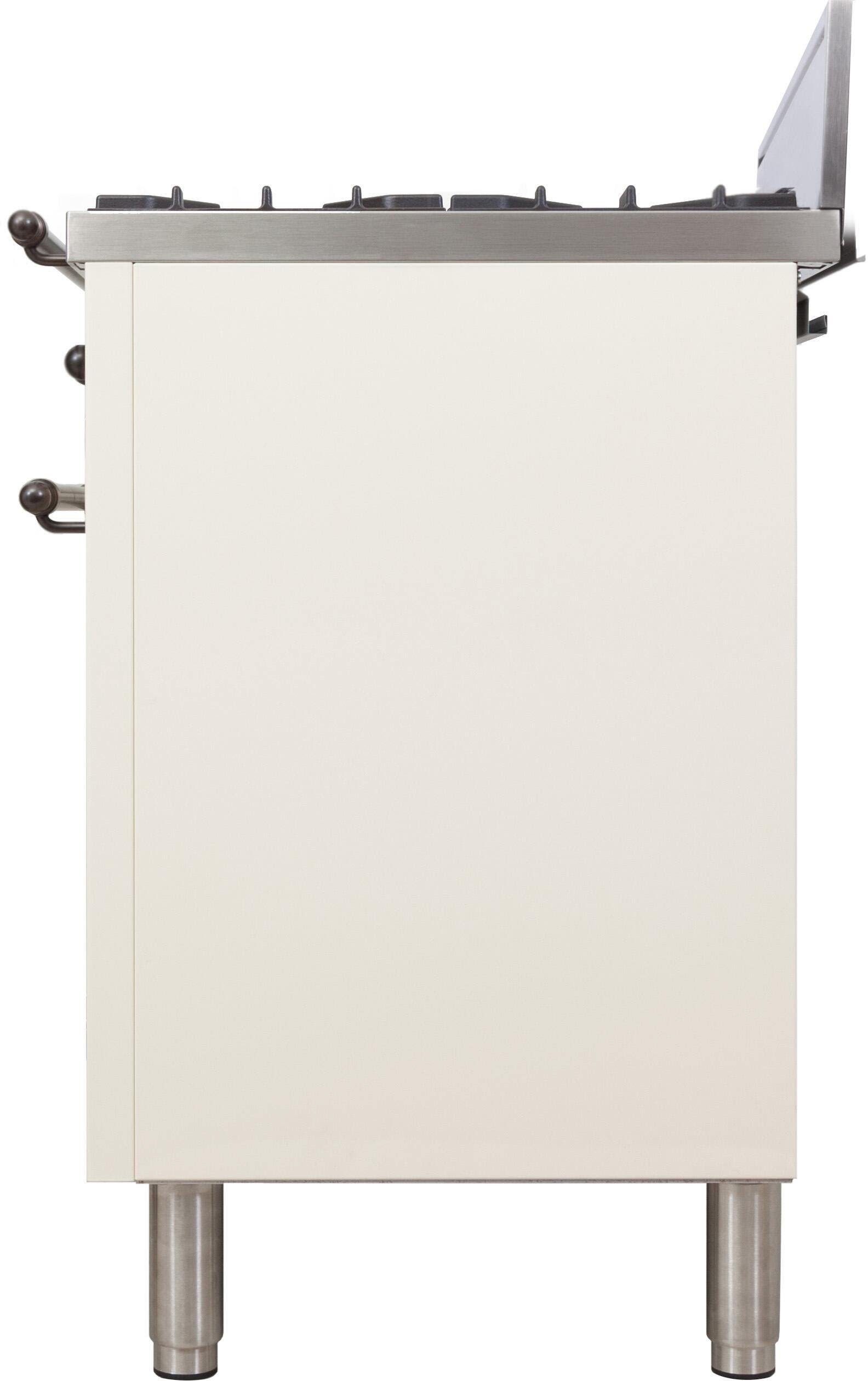 Ilve UPN76DVGGAYLP Liquid Propane In Antique White W/ Bronze Trim