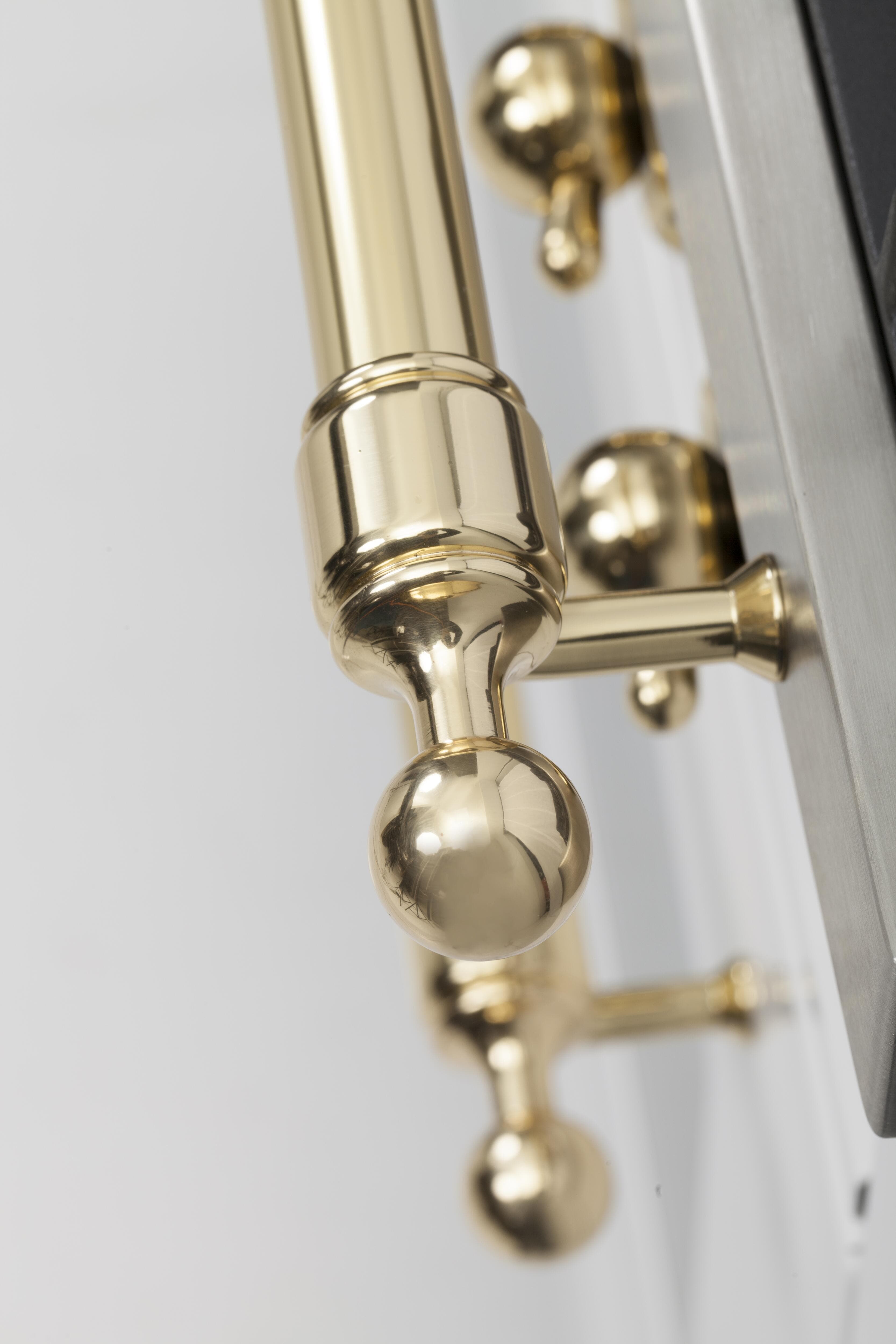 Ilve UPN76DVGGB True White, Brass Trim