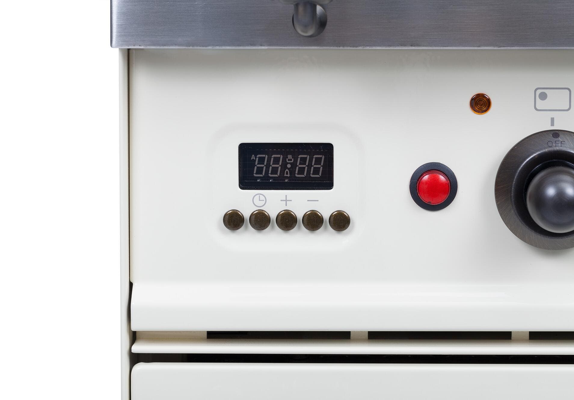 Ilve UPN90FDMPIYLP Liquid Propane In Stainless Steel W/ Bronze Trim