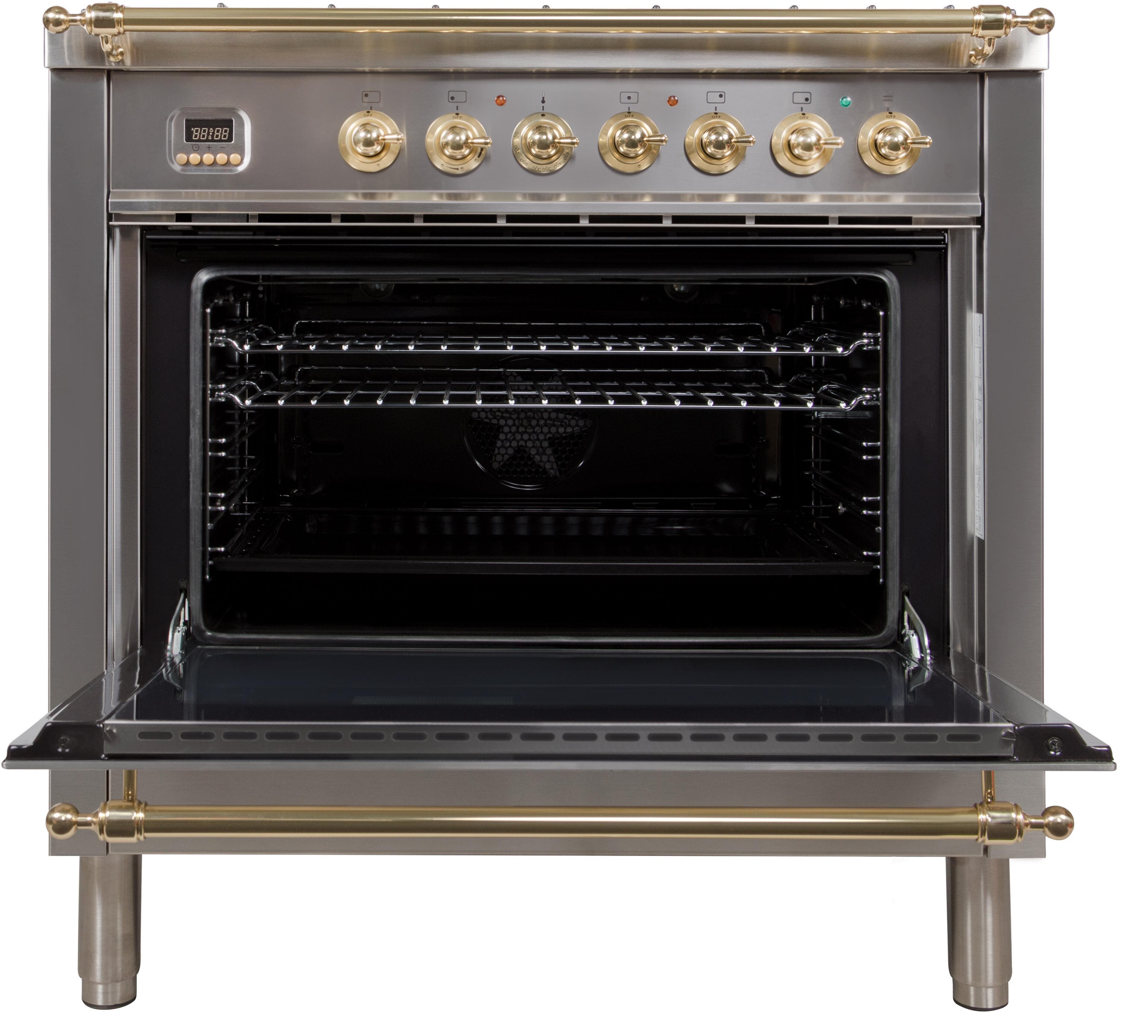 Ilve UPN90FDVGGI Stainless Steel