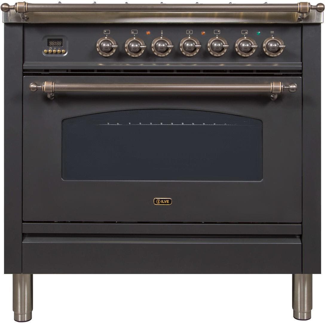 Ilve UPN90FDVGGMY Matte Black