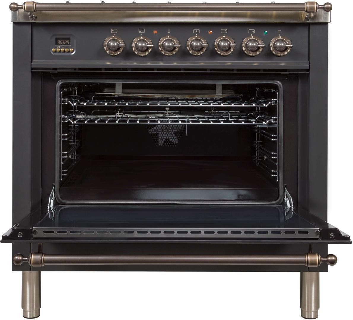 Ilve UPN90FDVGGMY Matte Black