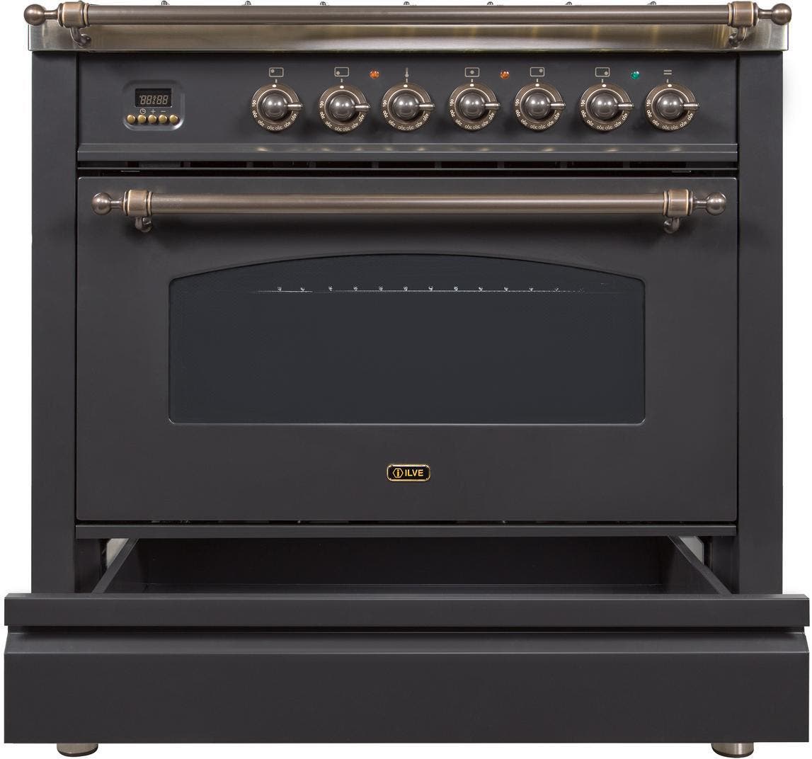 Ilve UPN90FDVGGMY Matte Black